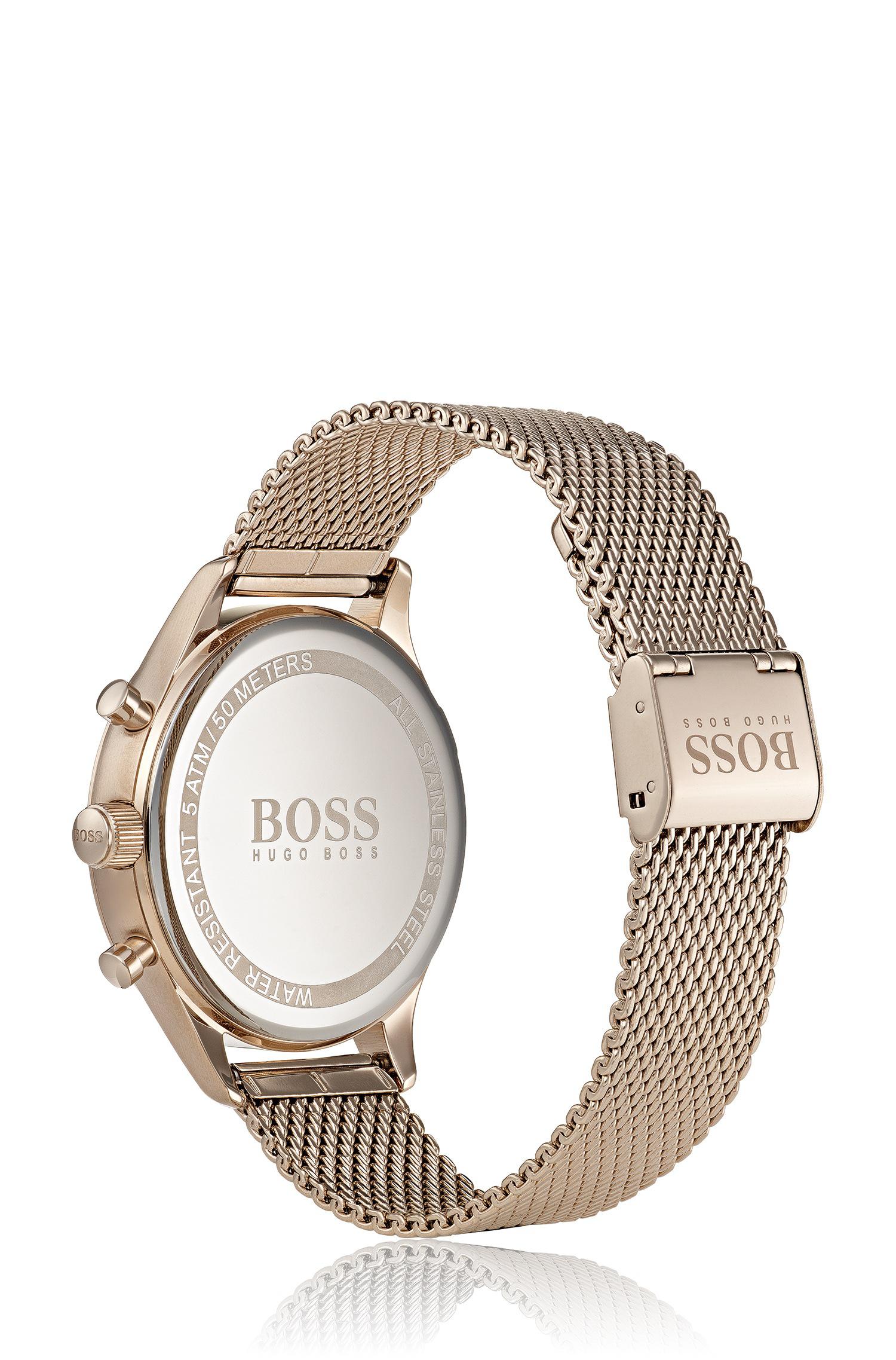 hugo boss companion mesh chronograph