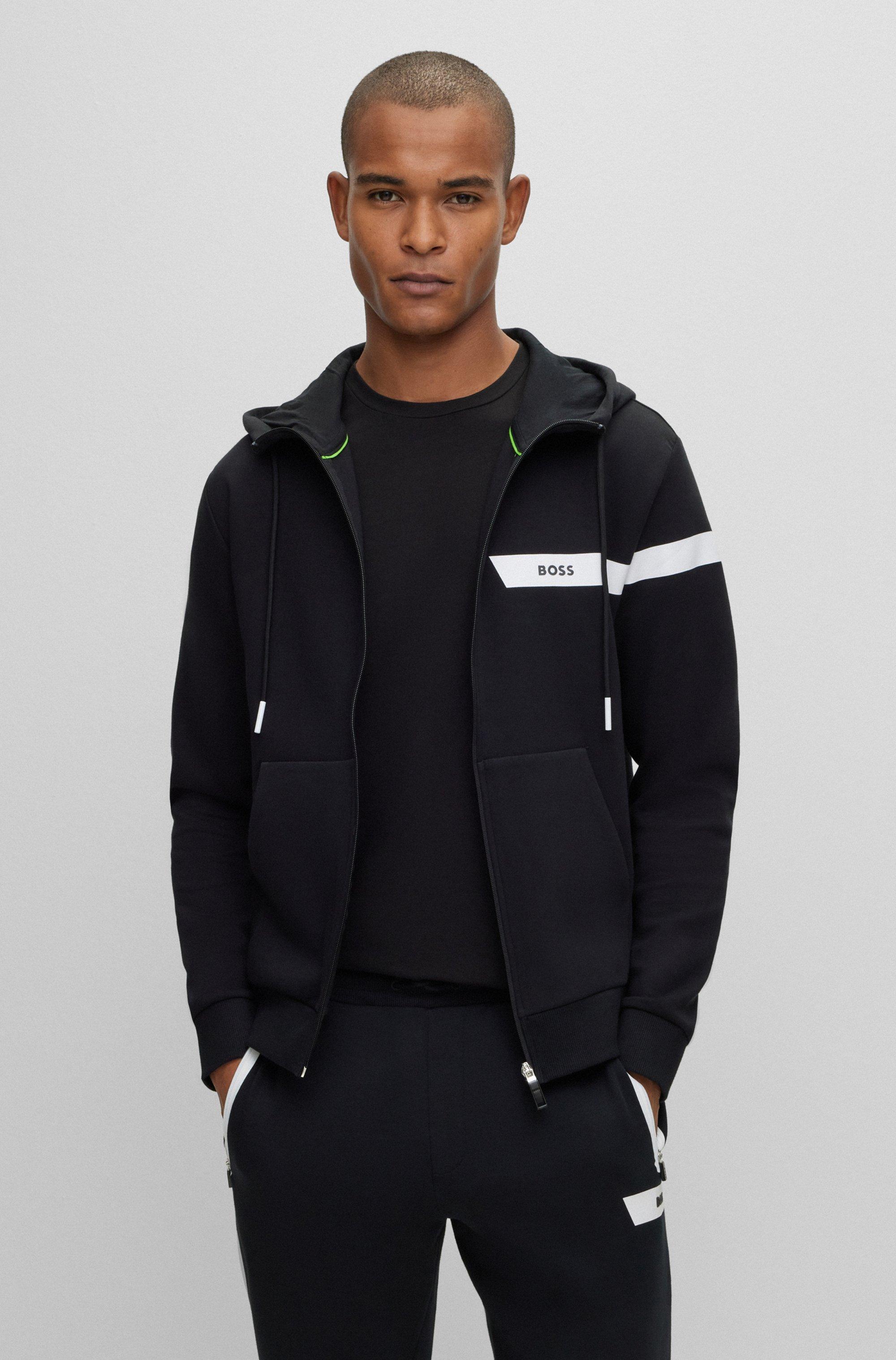 Hugo boss shop zipper hoodie