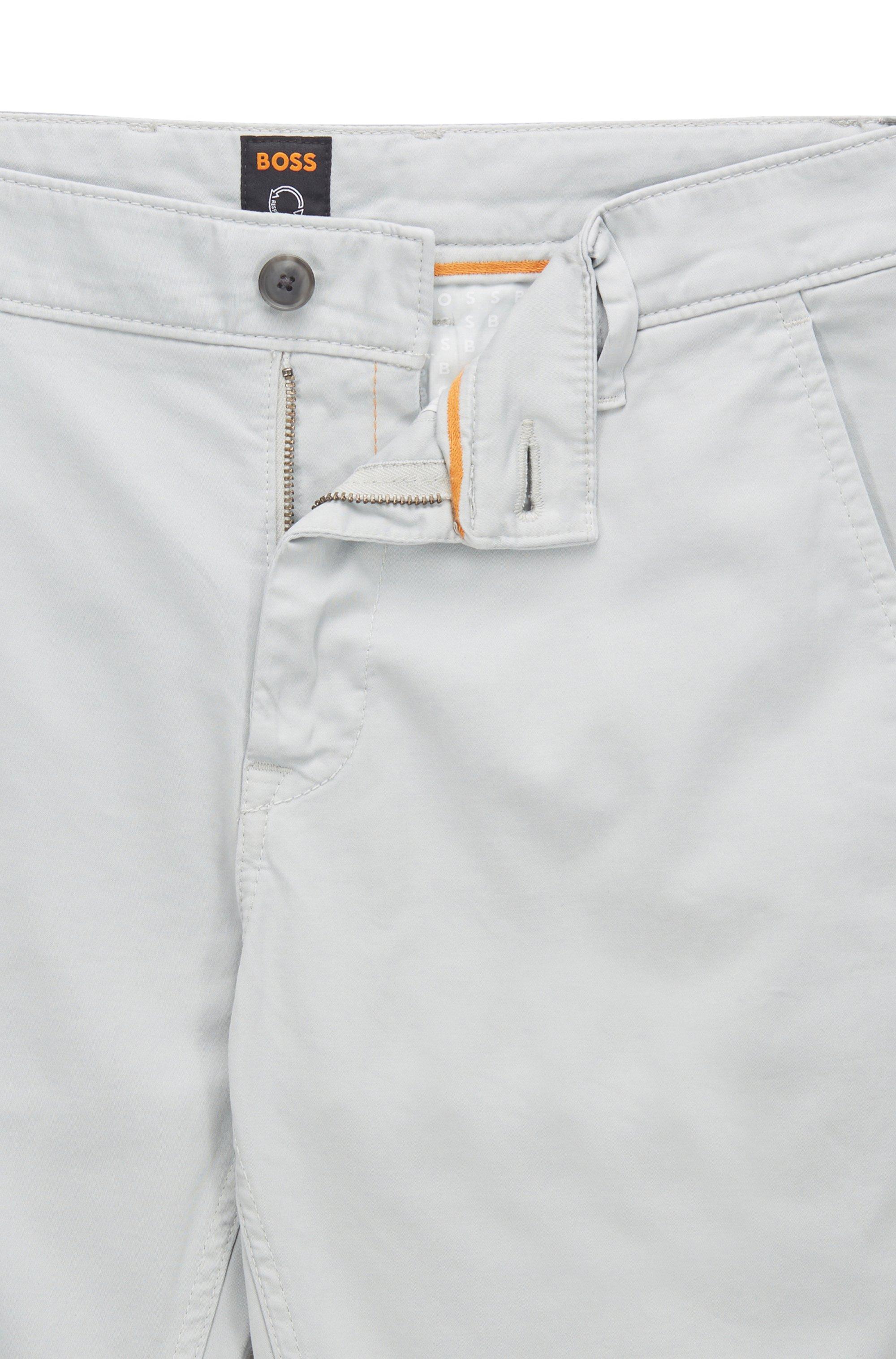 HUGO BOSS Pantalone slim fit cotone elasticizzato Colore Marrone 50379152 