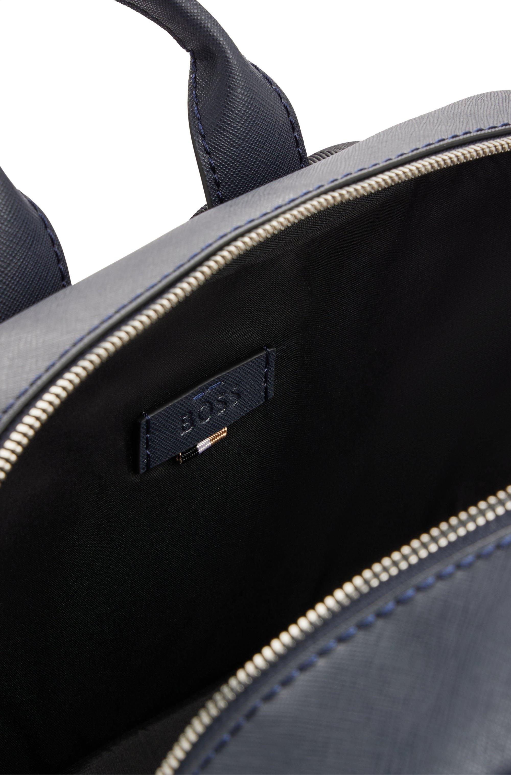 BOSS Backpack With Signature Stripe And Logo Detail in Blue for