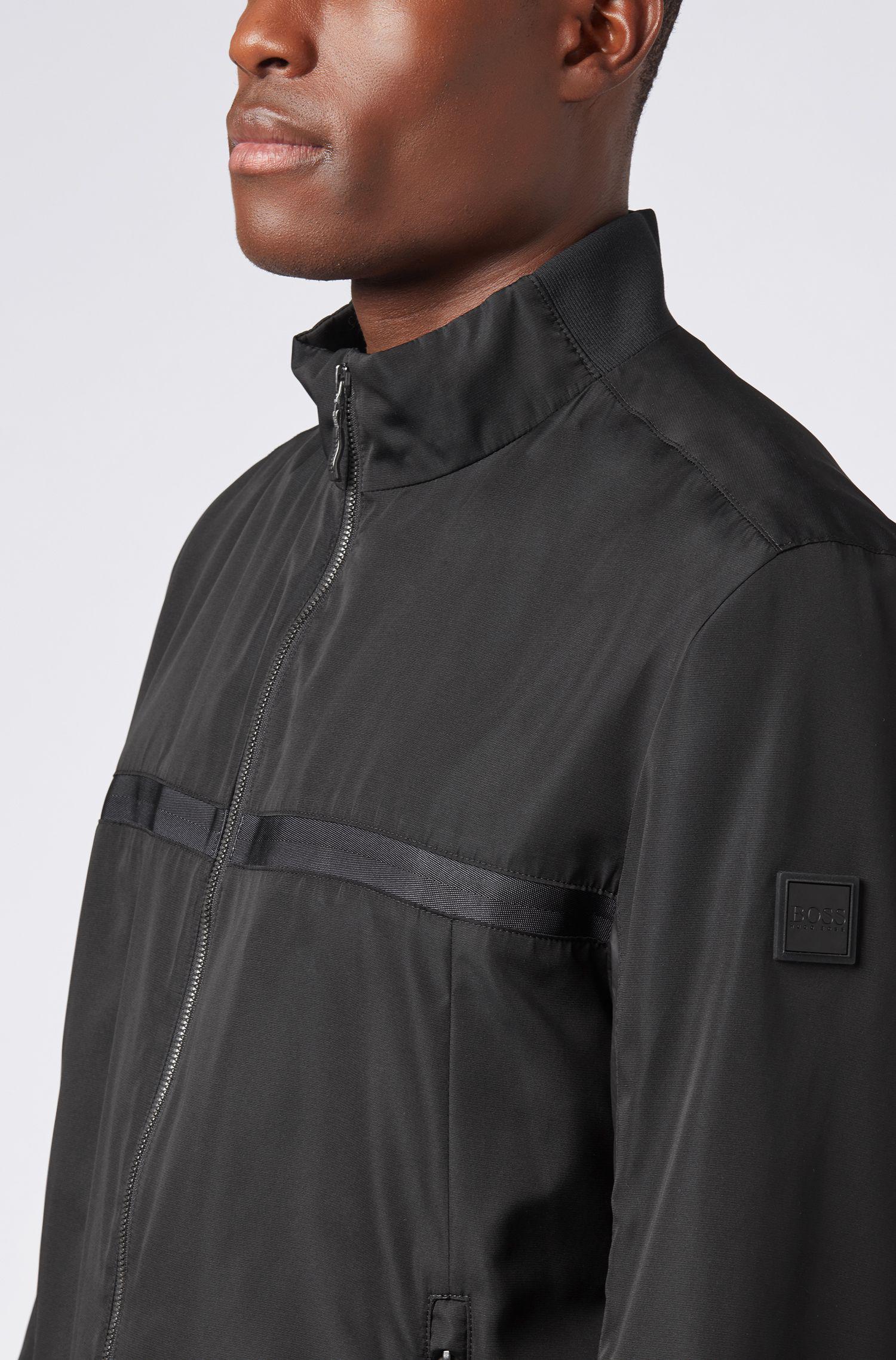 BOSS by Hugo Boss Synthetic Link2 Lightweight Bomber Jacket With Chest  Stripe in Black for Men - Lyst