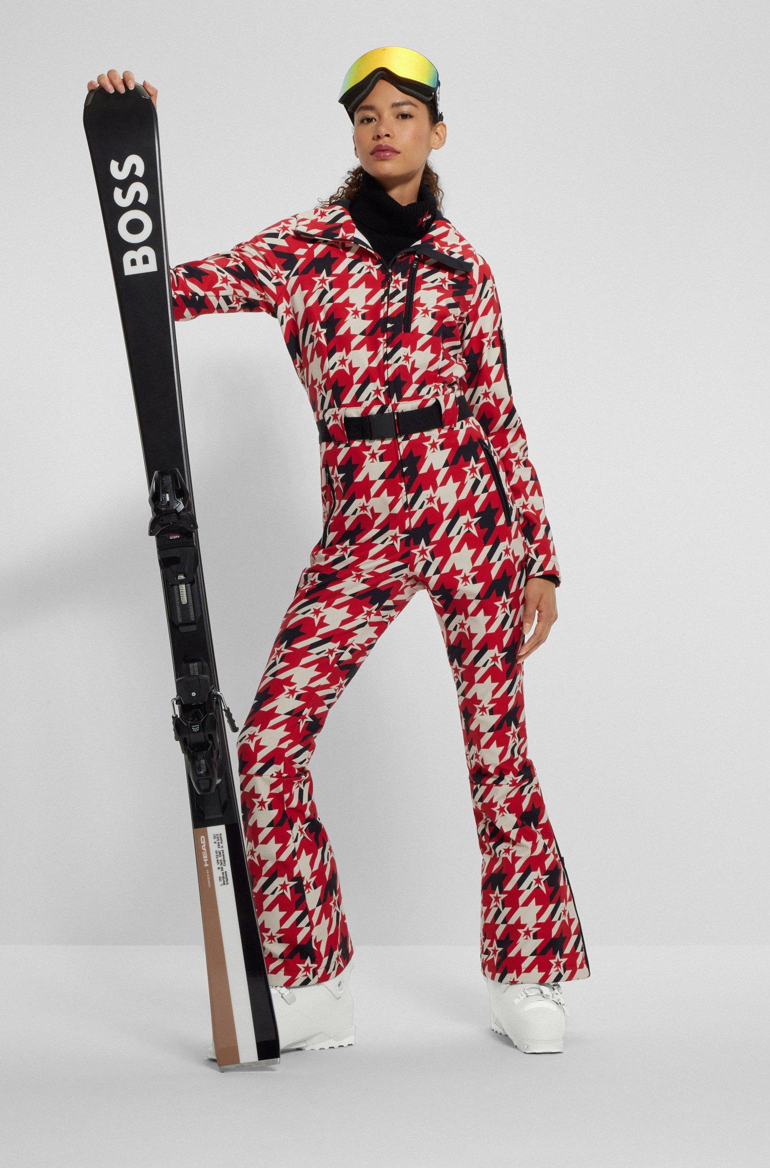 BOSS X Perfect Moment Hooded Ski Suit in Red | Lyst Canada