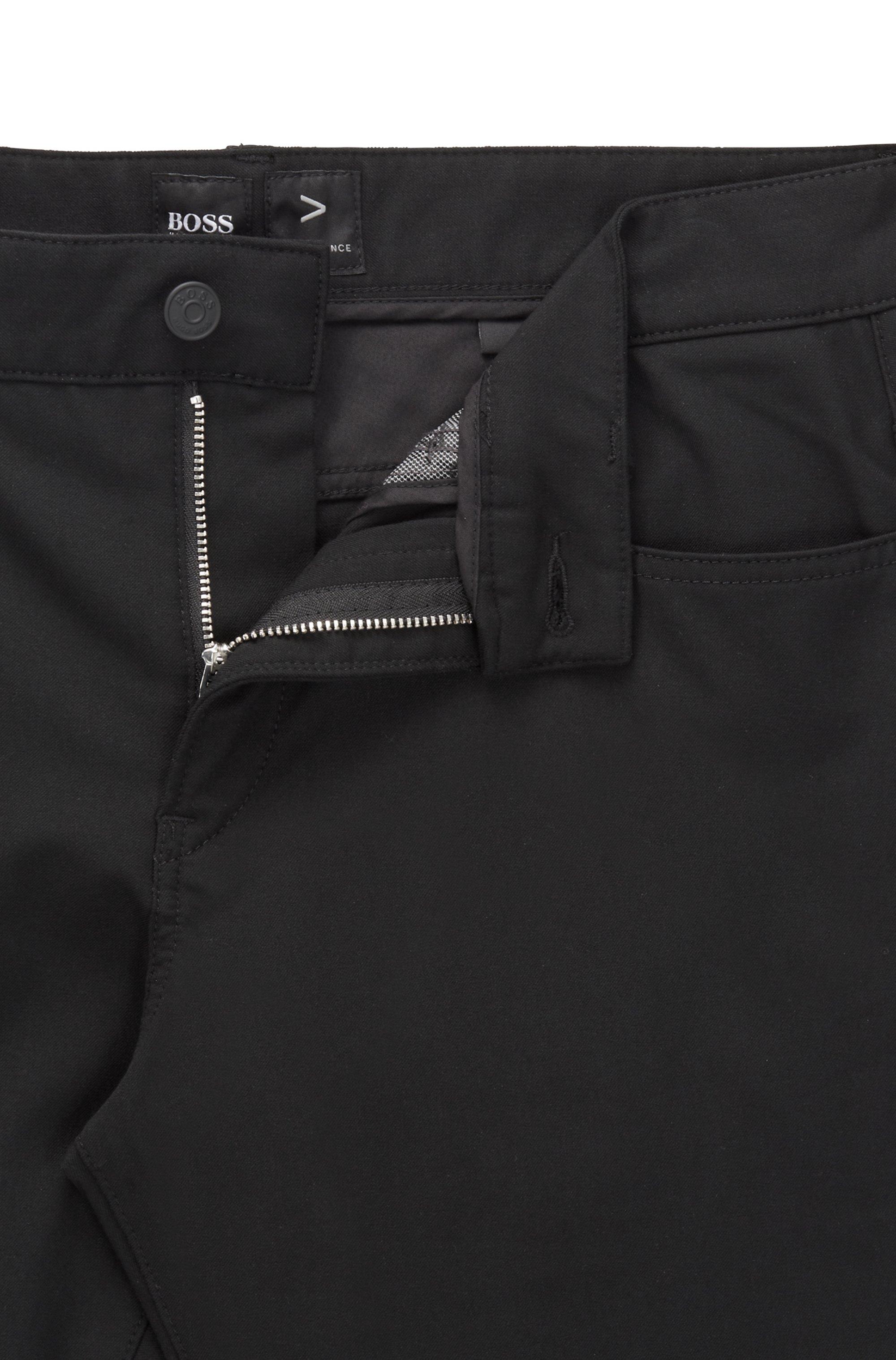 BOSS by HUGO BOSS Slim-fit Jeans In Performance-stretch Denim in Black for  Men | Lyst