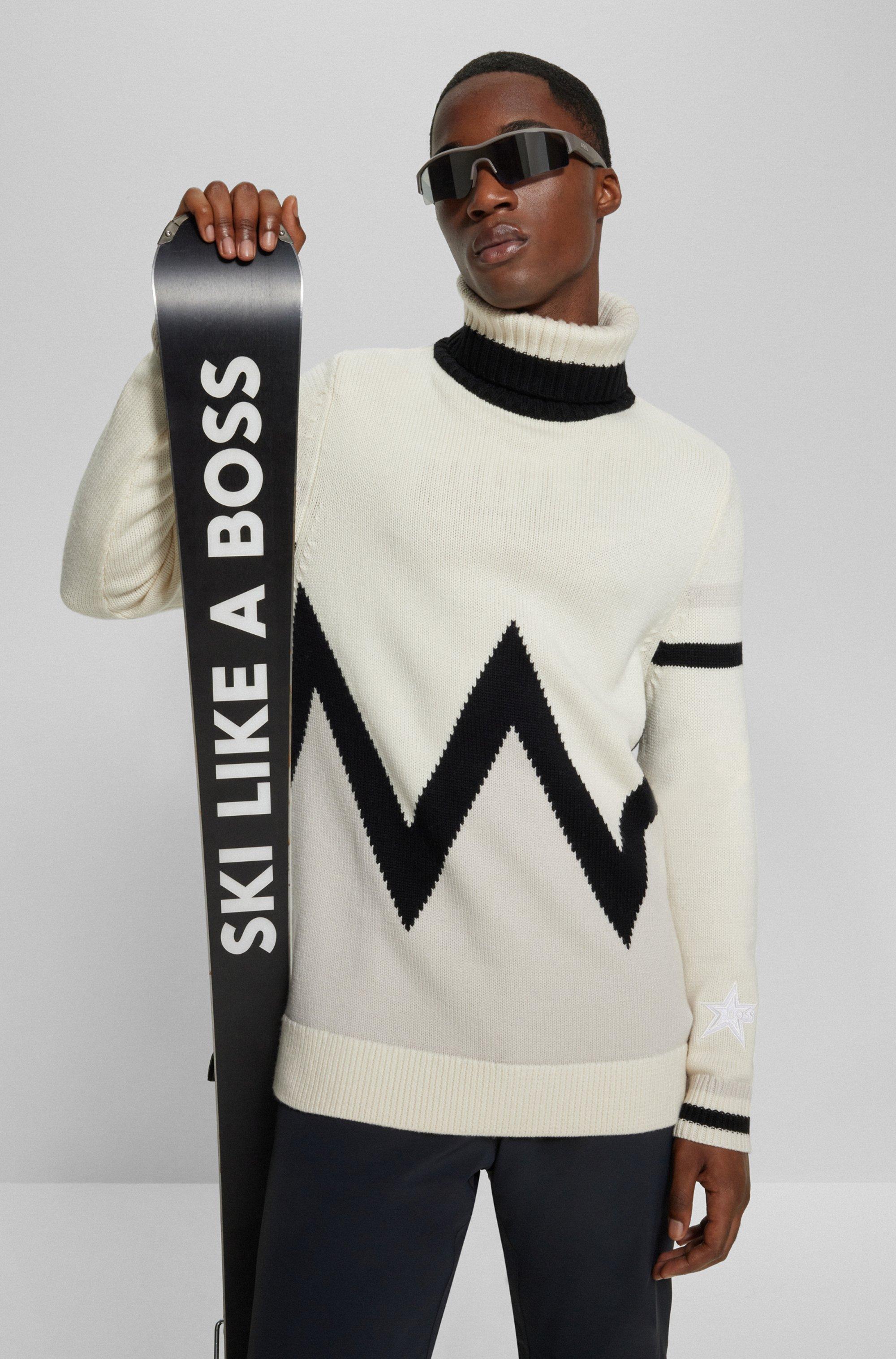 Hugo boss wool clearance sweater