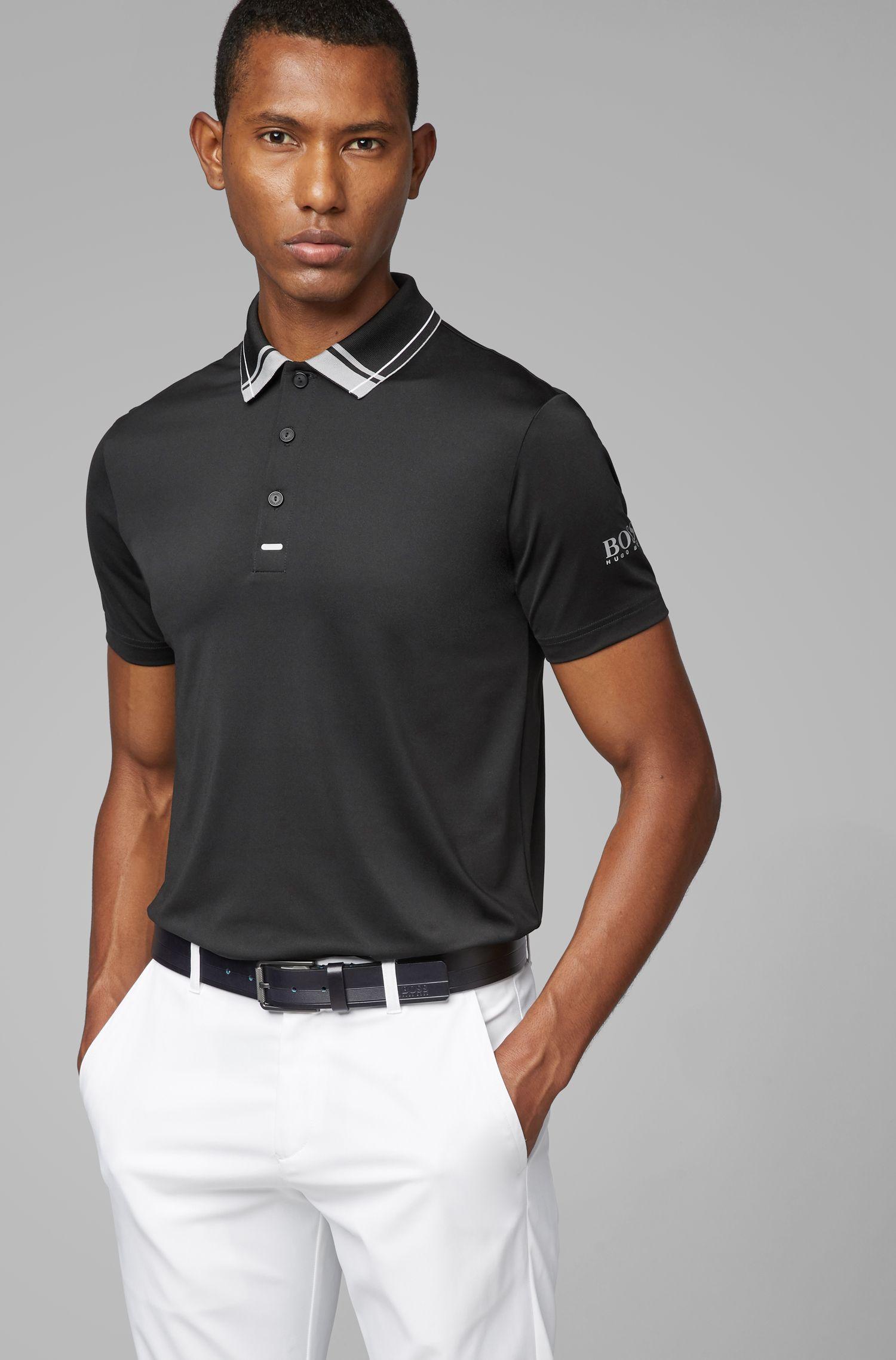 BOSS Synthetic Slim-fit Golf Polo Shirt In Moisture-wicking Fabric in ...