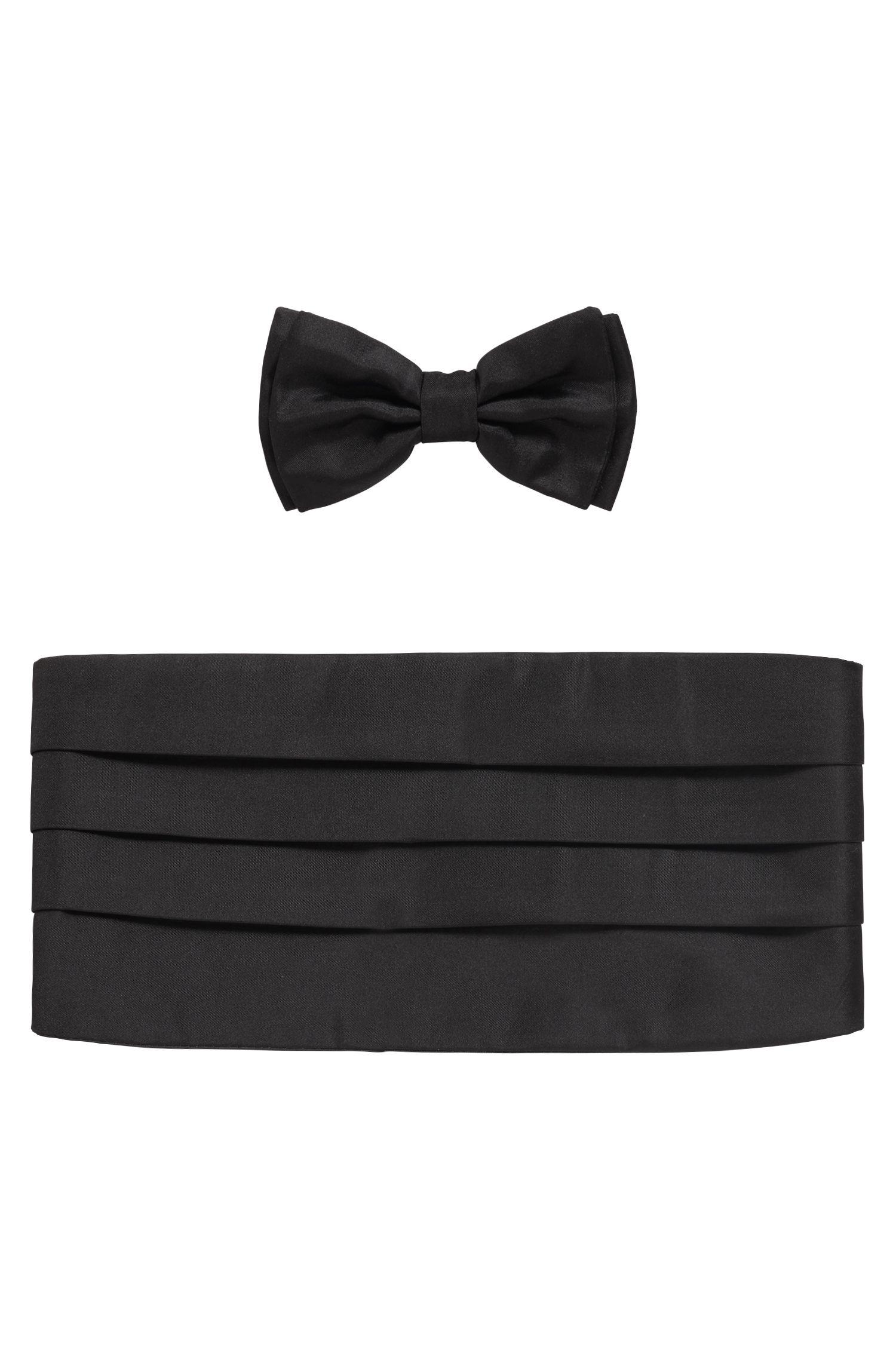 BOSS Silk Bow Tie And Cummerbund Set in Black for Men - Save 30% - Lyst