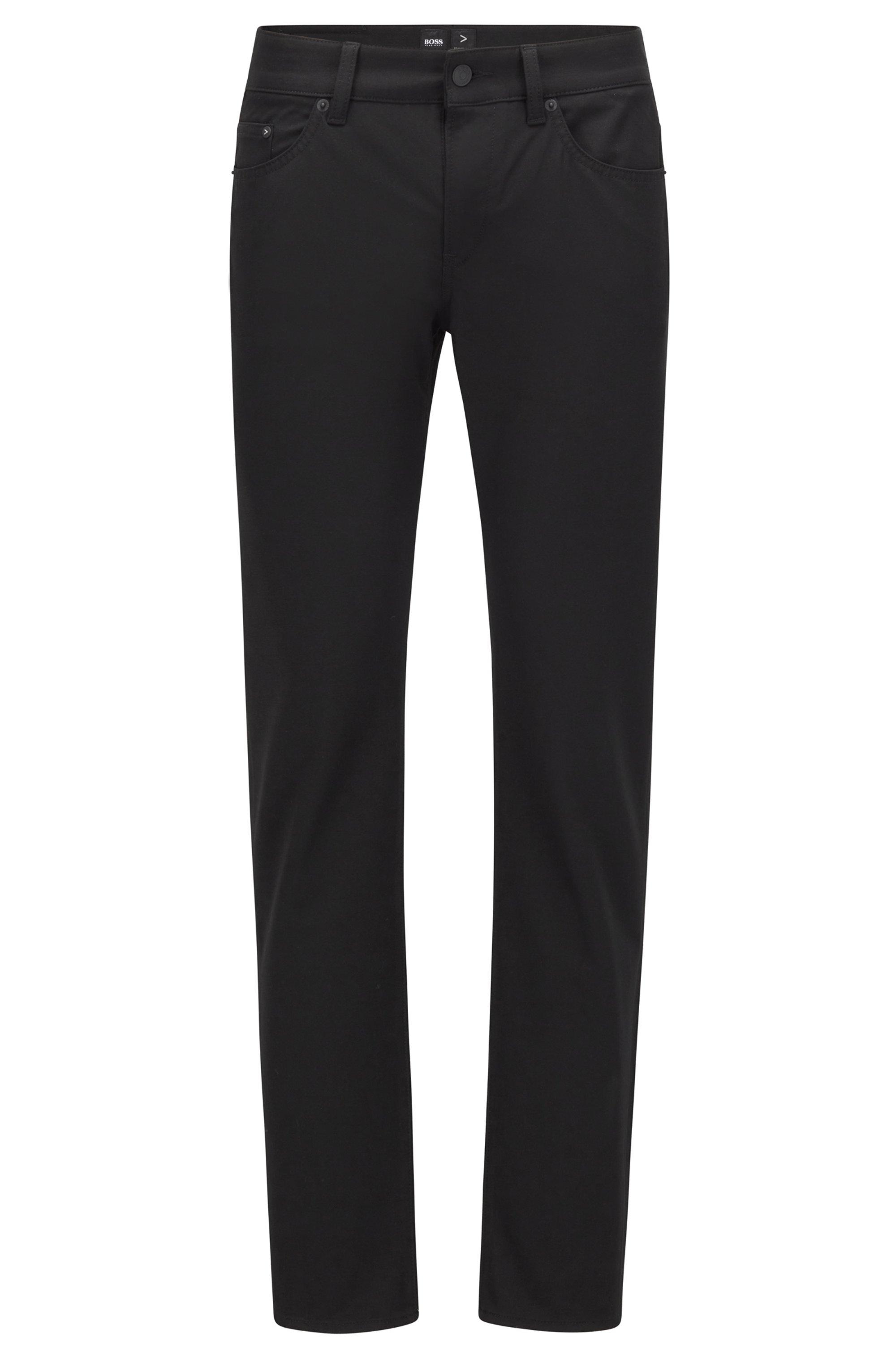 BOSS by HUGO BOSS Slim-fit Jeans In Performance-stretch Denim Black for Men |