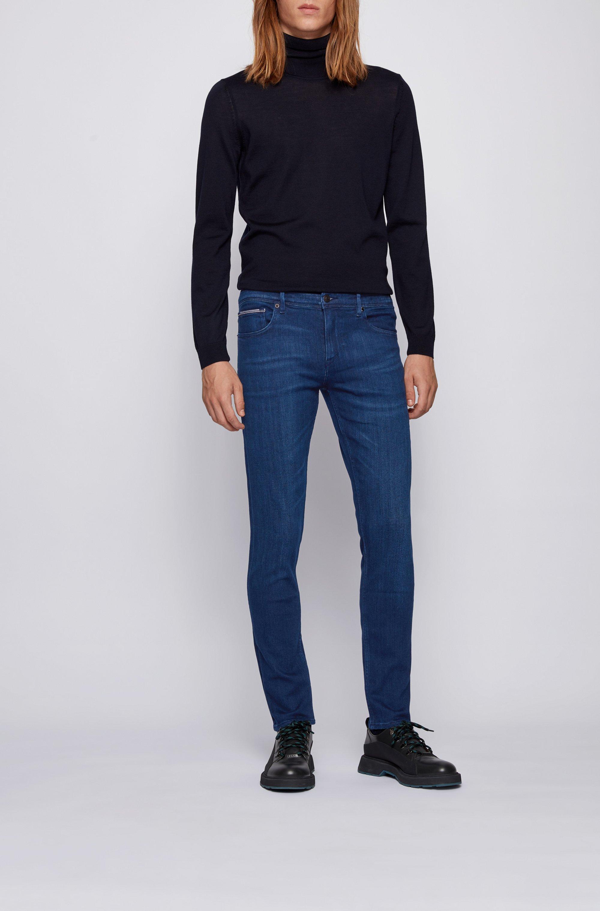 BOSS by HUGO BOSS Extra-slim-fit Jeans In Blue Super-stretch Italian Denim-  Blue Men's Jeans Size 34/30 for Men | Lyst