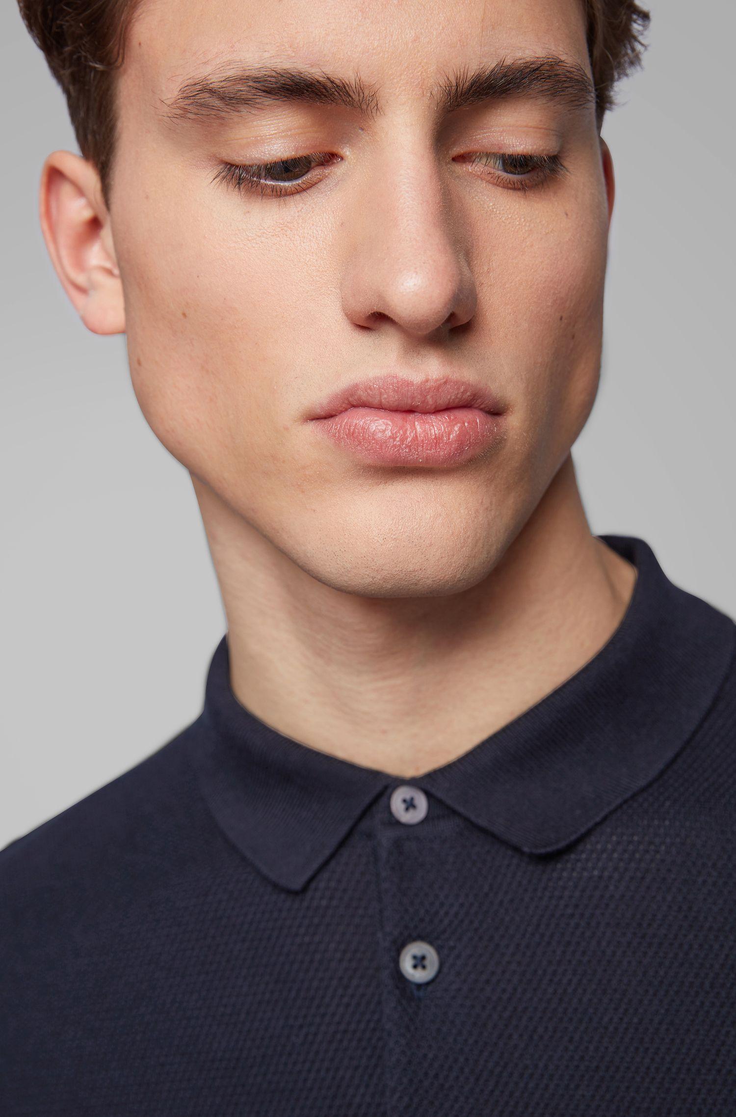 hugo boss silk polo shirt