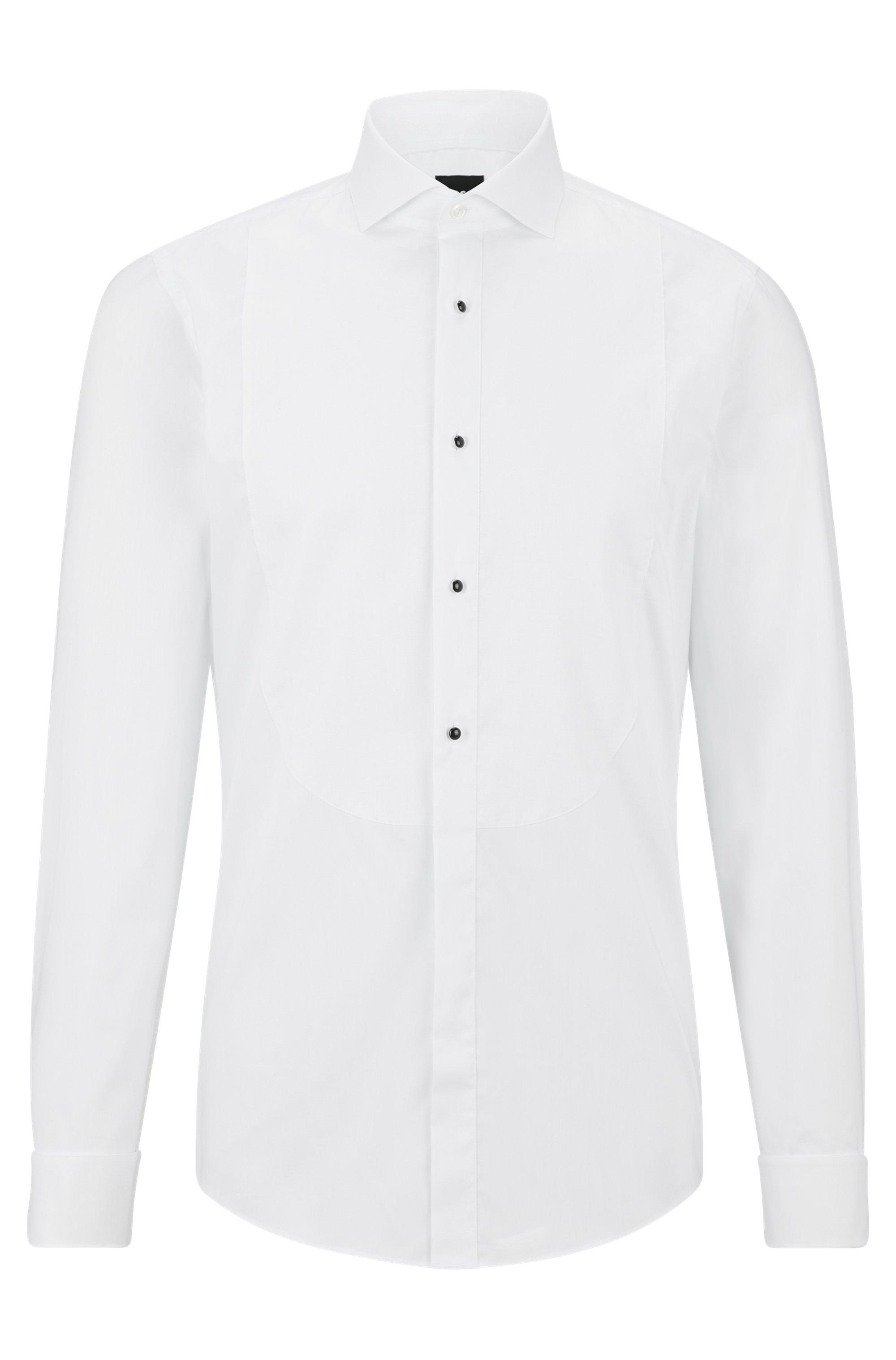 BOSS by HUGO BOSS Slim-fit Dress Shirt In Easy-iron Stretch-cotton Poplin  in White for Men | Lyst