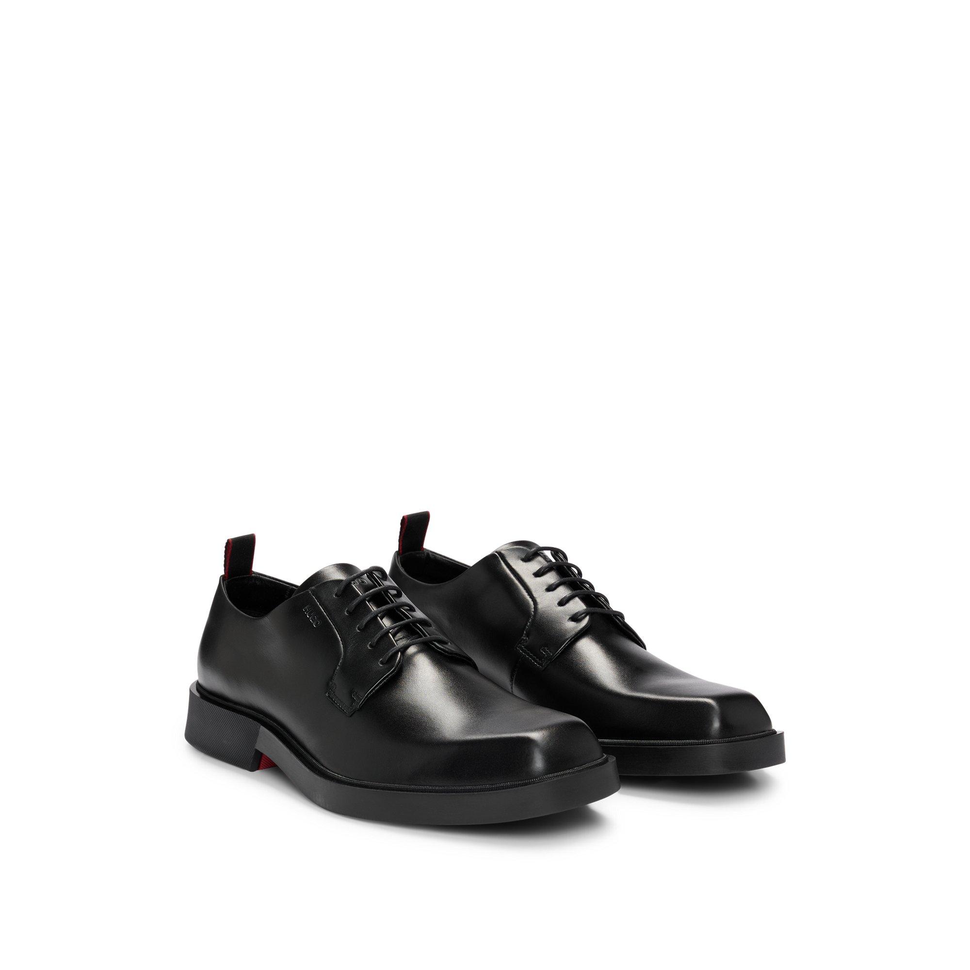 Hugo Boss Iker Leather Derby Leather derby shoes Iker HUGO | color Black | Gomez.pl/en main image 4