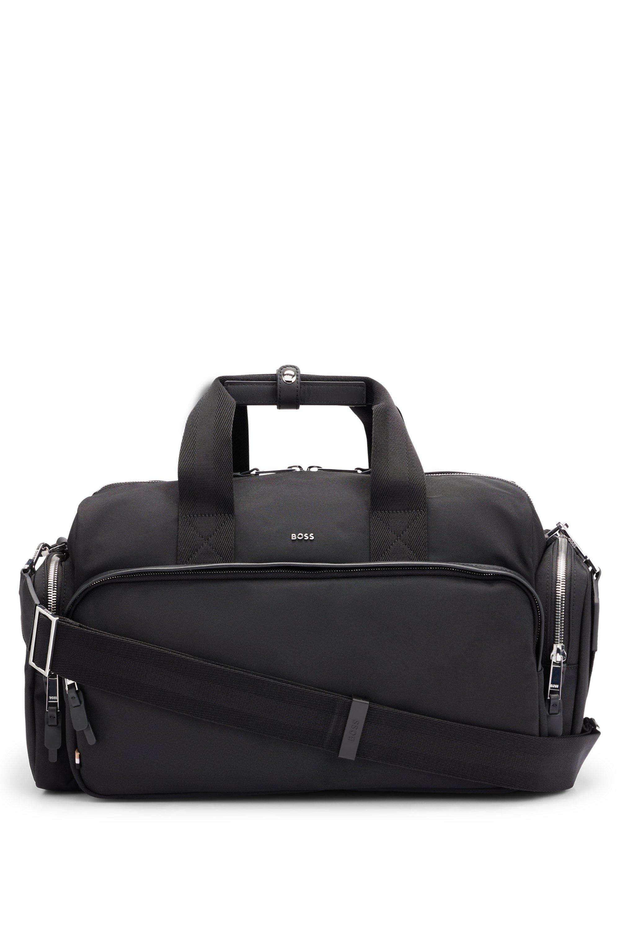 BOSS by HUGO BOSS Logo-lettering Holdall With Detachable Shoulder Strap ...