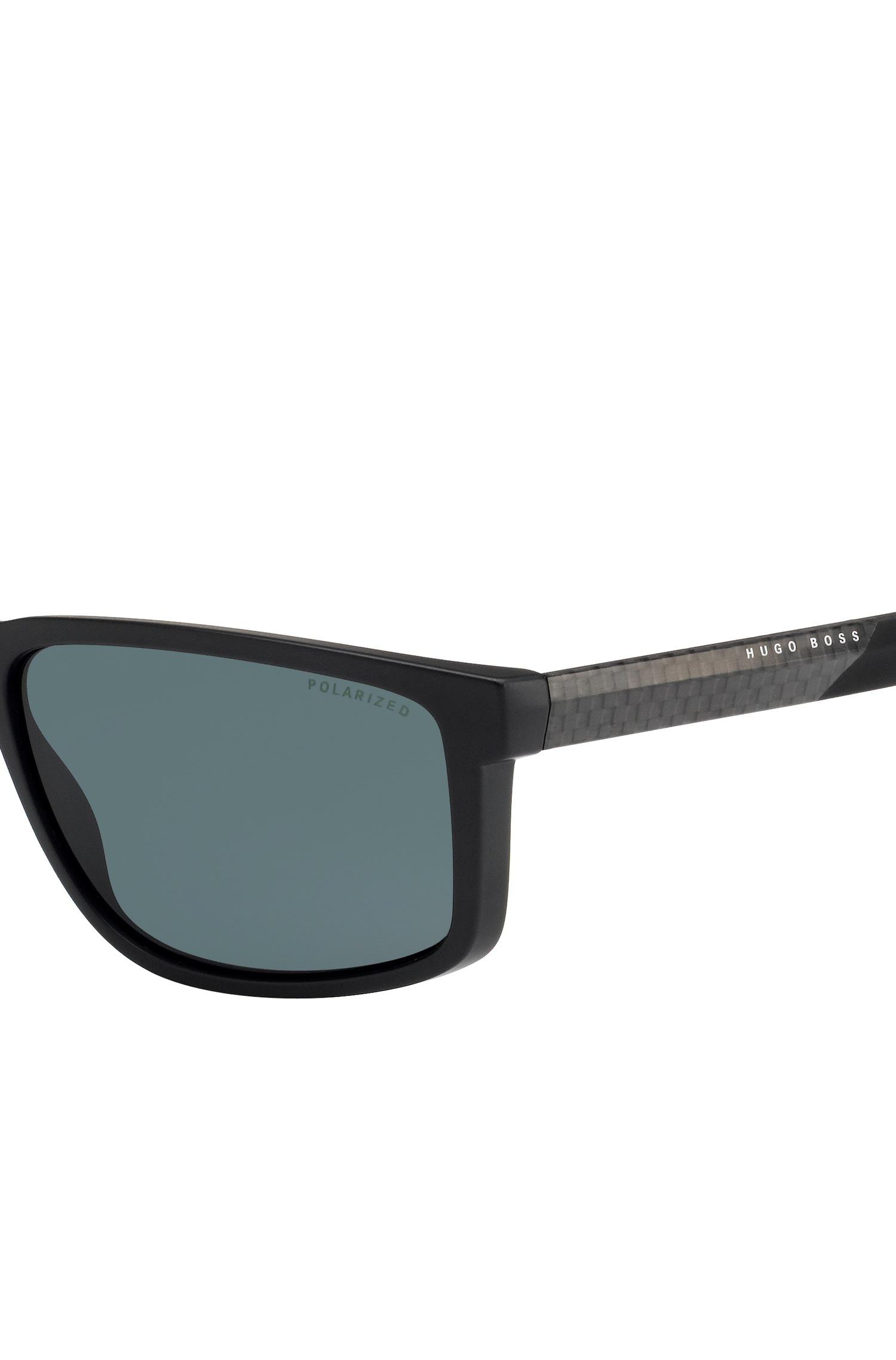 BOSS by HUGO BOSS ' 0833s' | Rectangular Carbon Fiber Polarized Sunglasses  for Men - Lyst