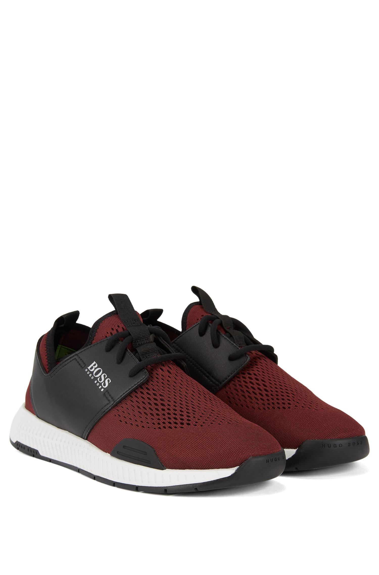 BOSS by Hugo Boss Synthetic Running-inspired Sneakers With Mesh Uppers ...