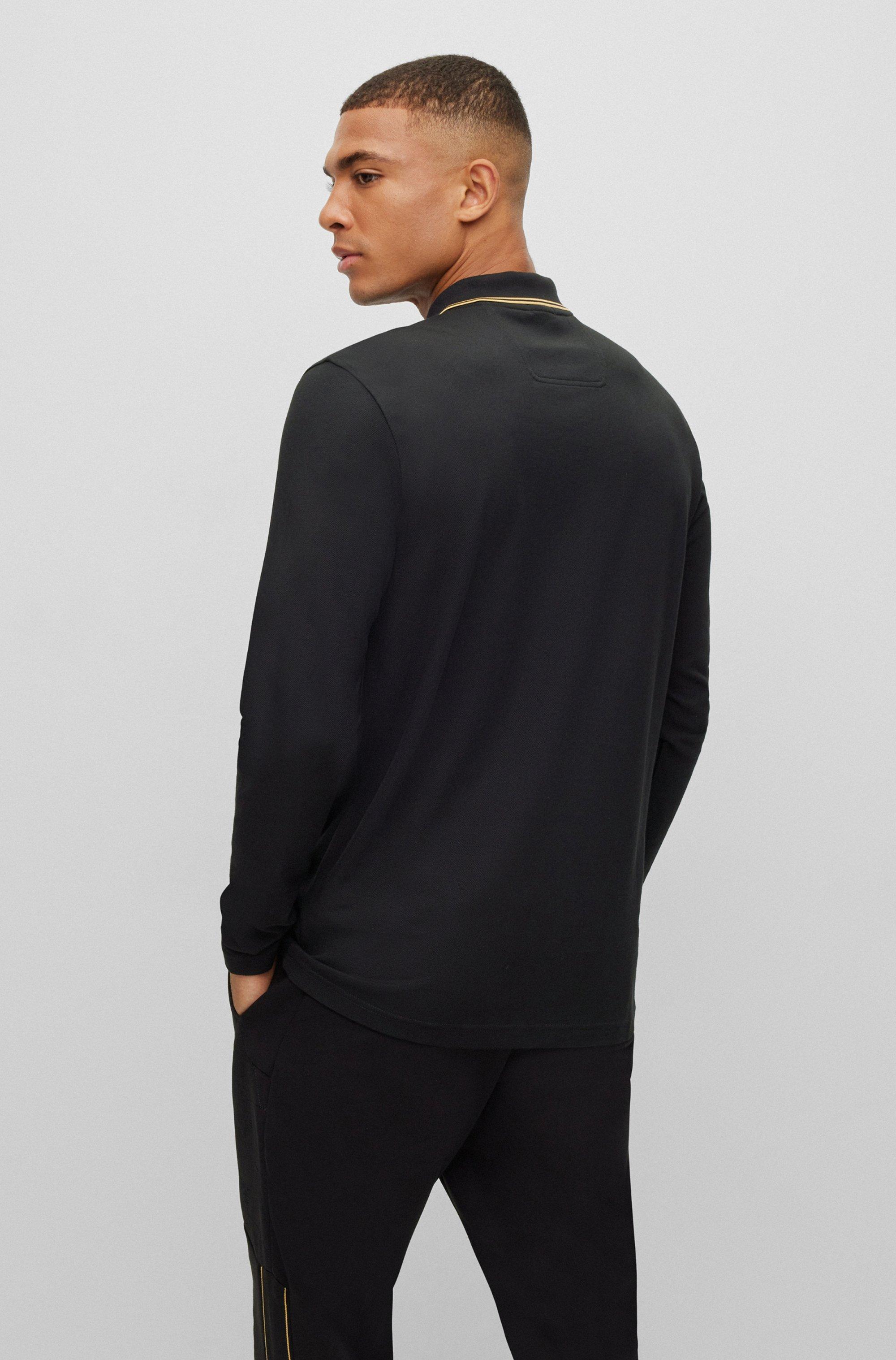 Polo lange mouwen man clearance