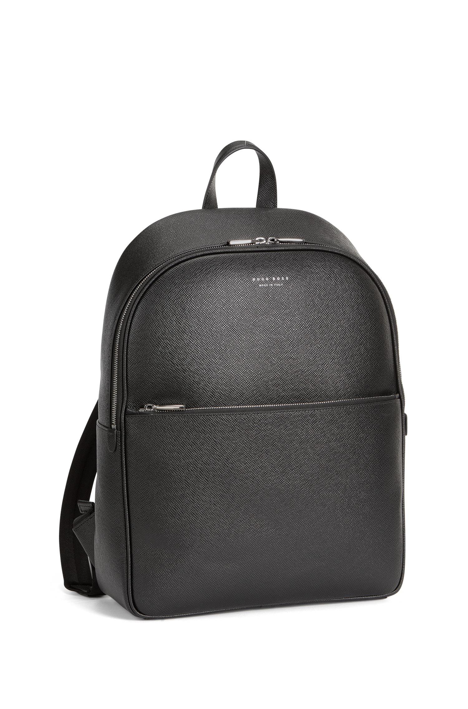 BOSS by Hugo Boss Signature Collection Backpack In Palmellato Leather ...