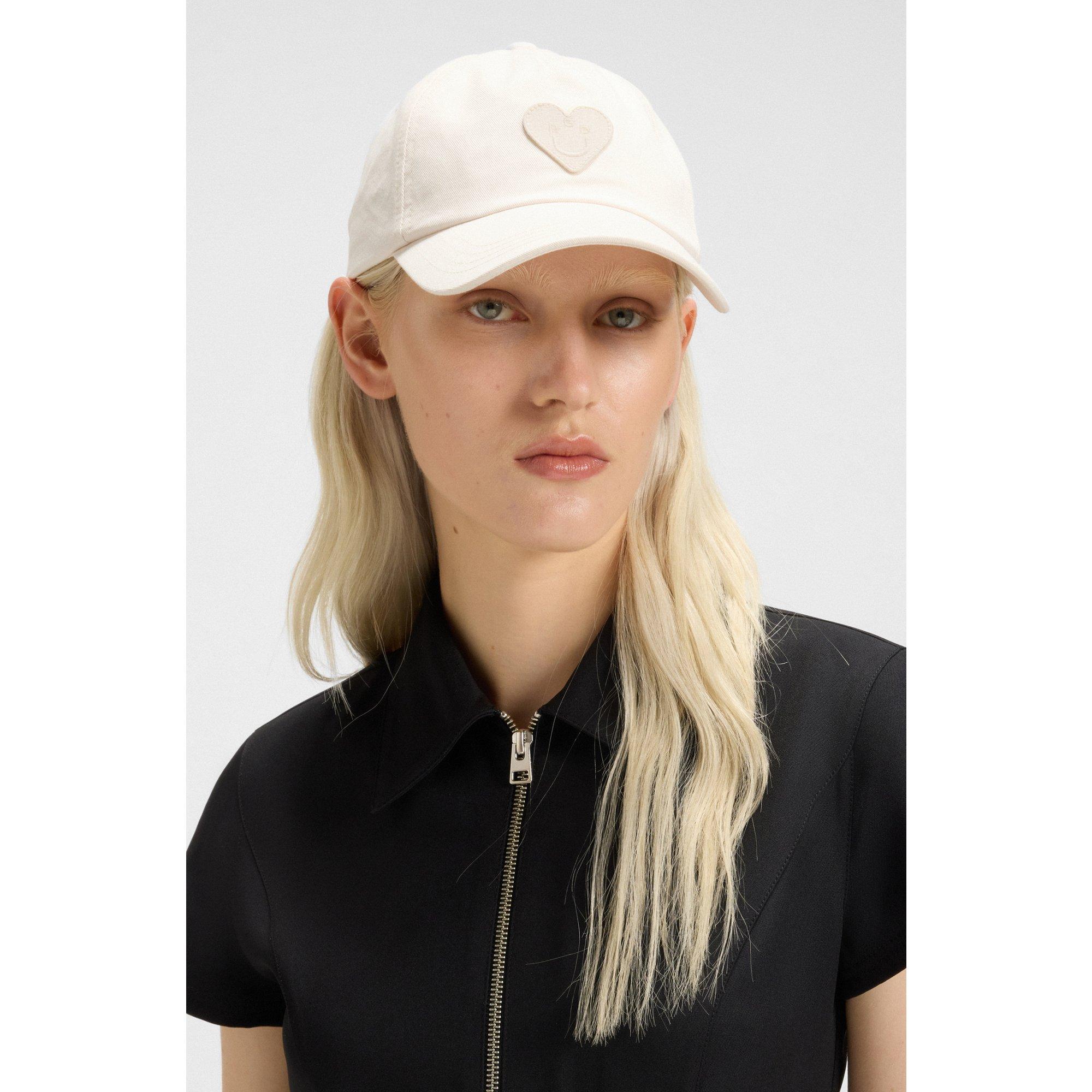 BOSS By HUGO BOSS Cotton-twill Cap With Embroidered Stacked Logo In