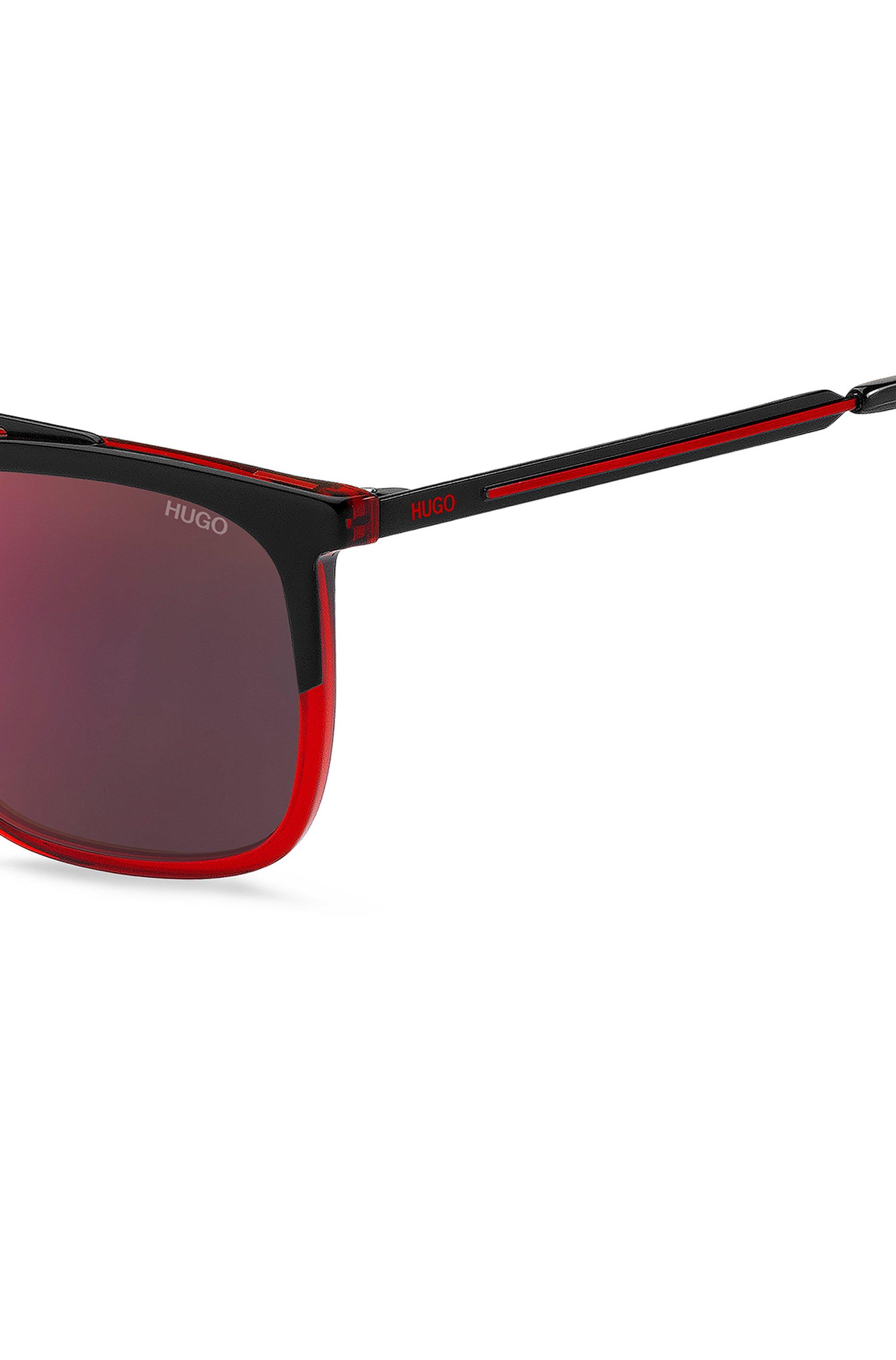 BOSS by HUGO BOSS Double-bridge Sunglasses In Red And Black Men's Eyewear  for Men | Lyst