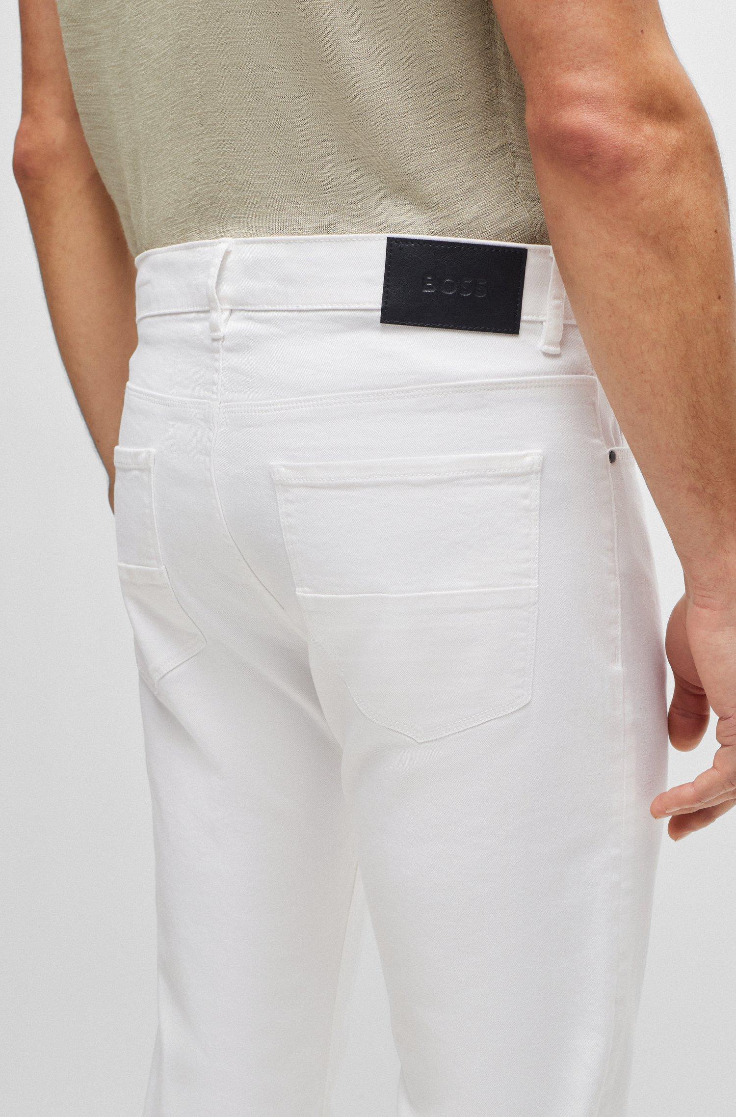 Hugo boss white sales jeans