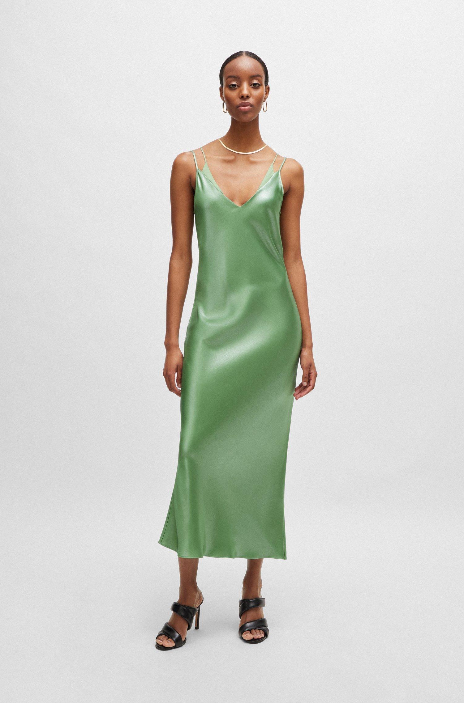slim fit dress slacks Boss Teal Green Bodycon Dress!  TheClothingRental