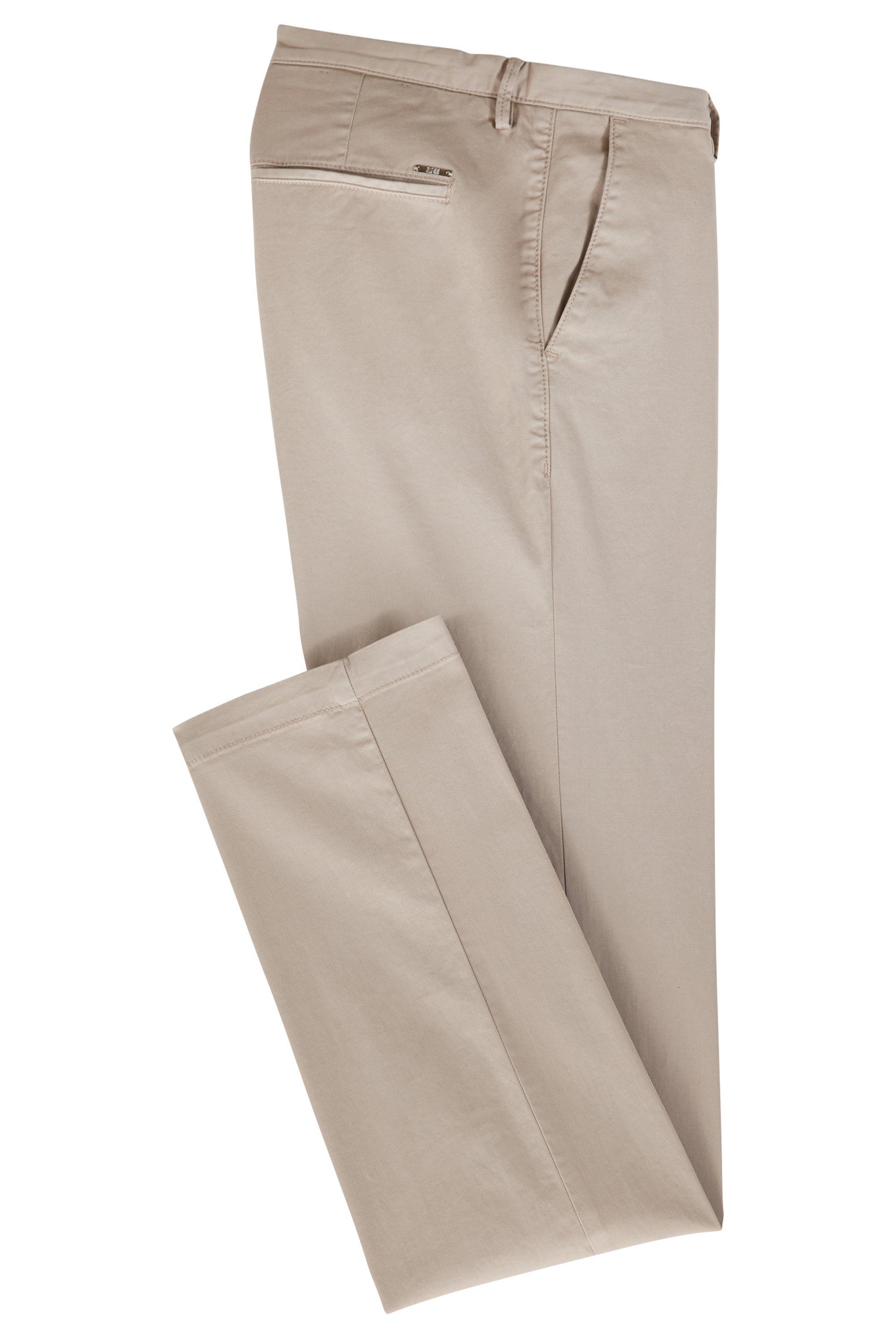 BOSS by HUGO BOSS Rice3-d Beige Slim-fit Chinos In Stretch Cotton 50325936  294 in Light Beige (Natural) for Men | Lyst