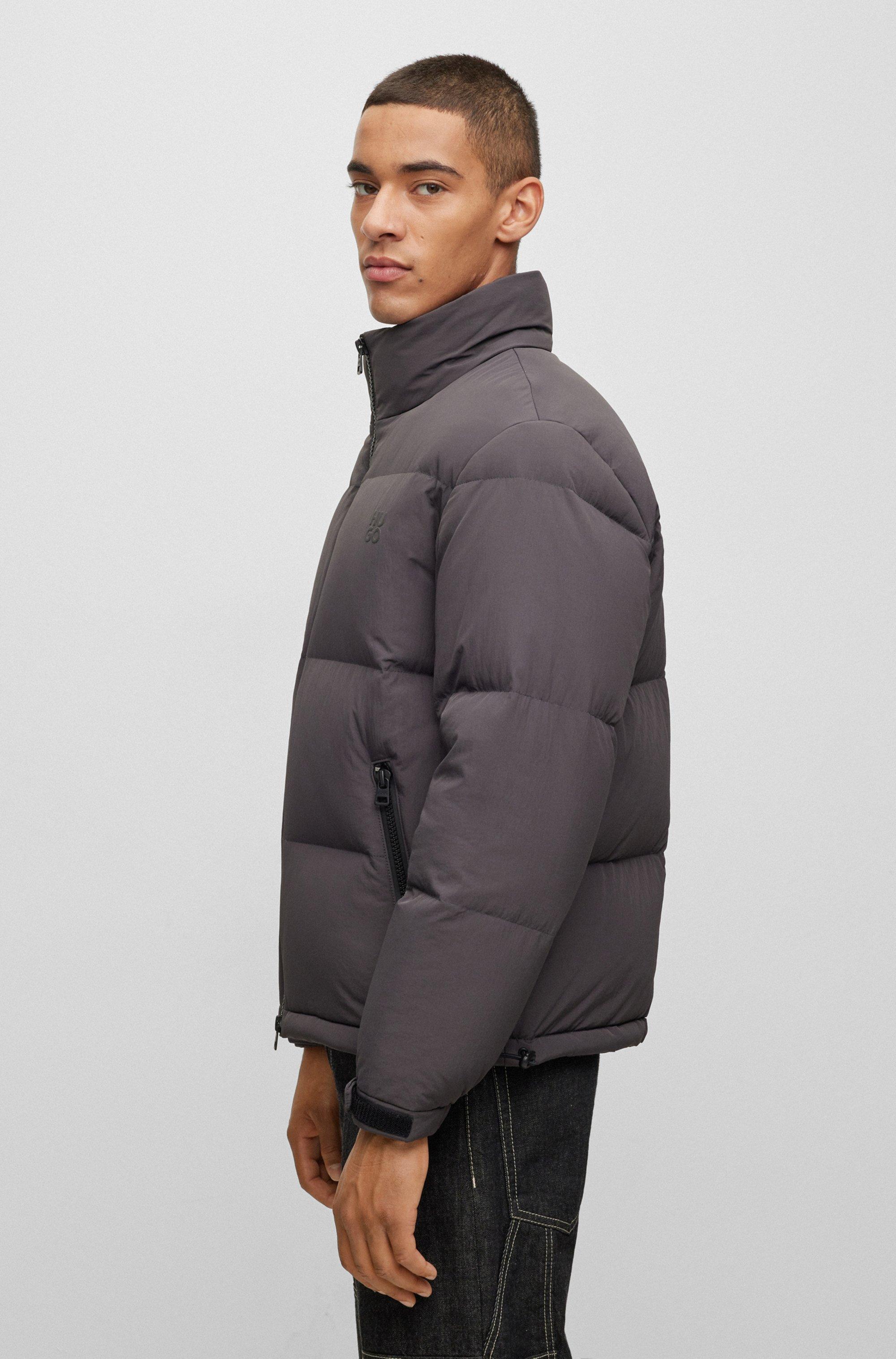BOSS - Regular-fit puffer jacket in water-repellent fabric