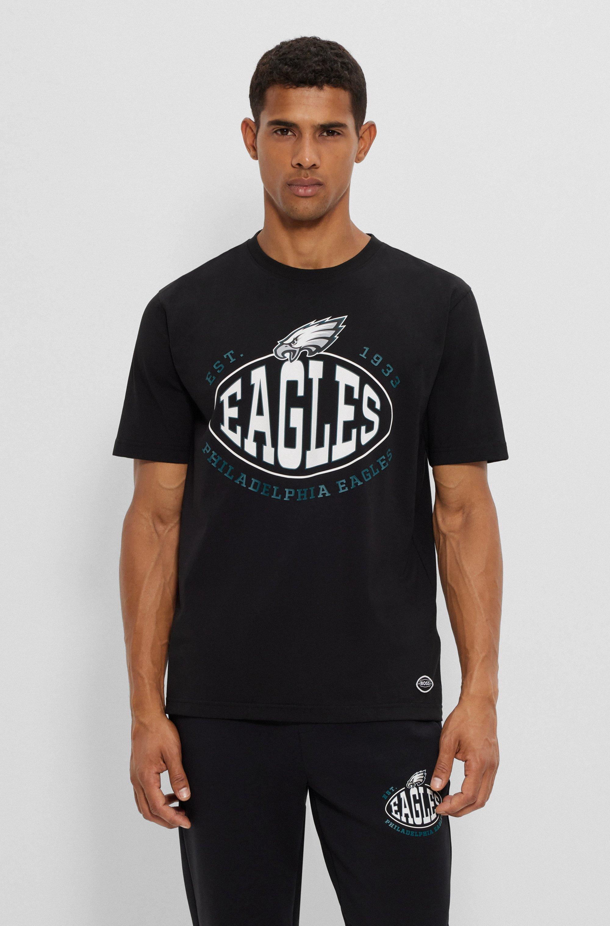 BOSS by HUGO BOSS Boss X Nfl Stretch-cotton T-shirt With Collaborative  Branding in Black for Men | Lyst
