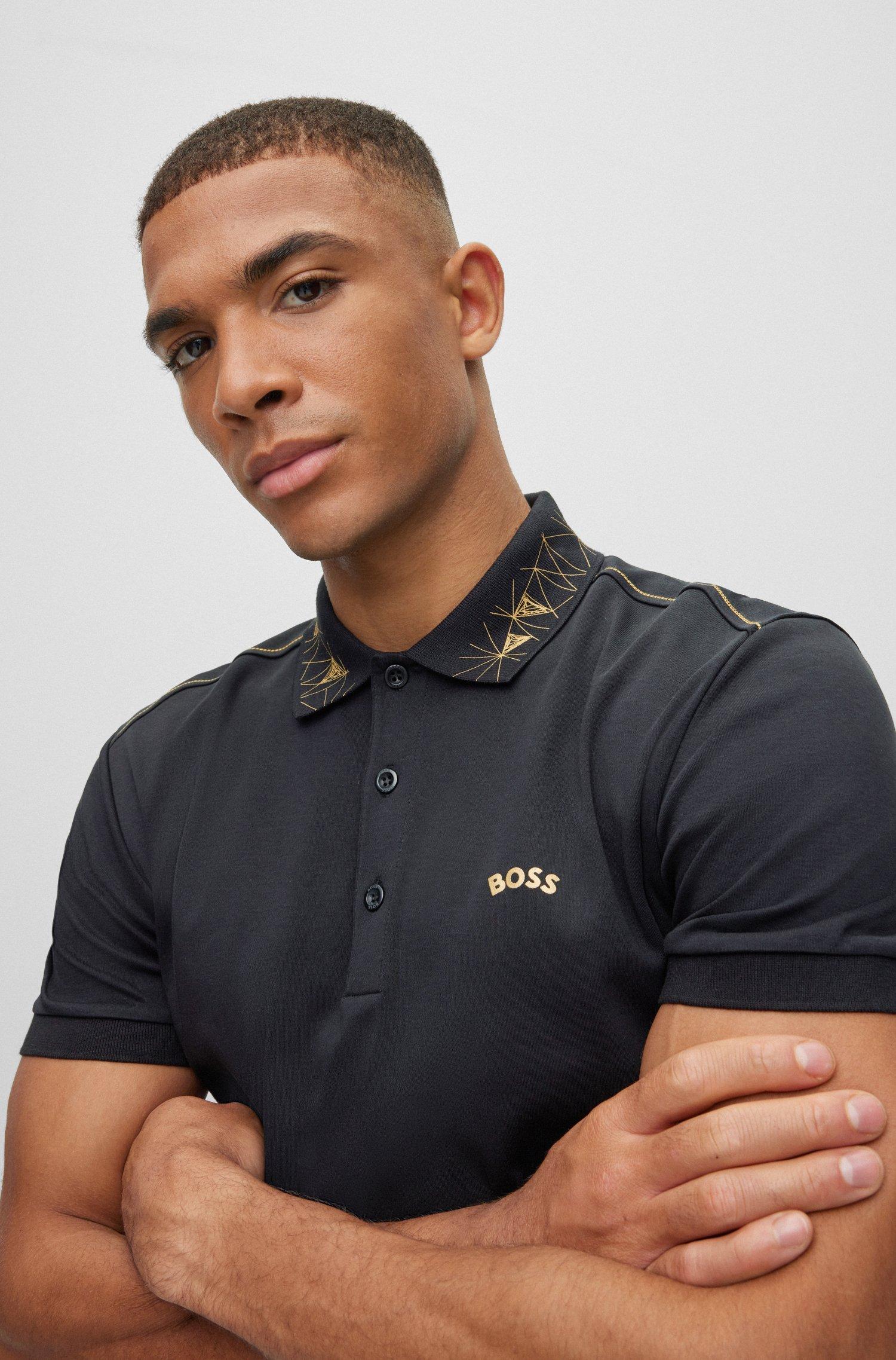 Hugo boss black 2024 and gold polo