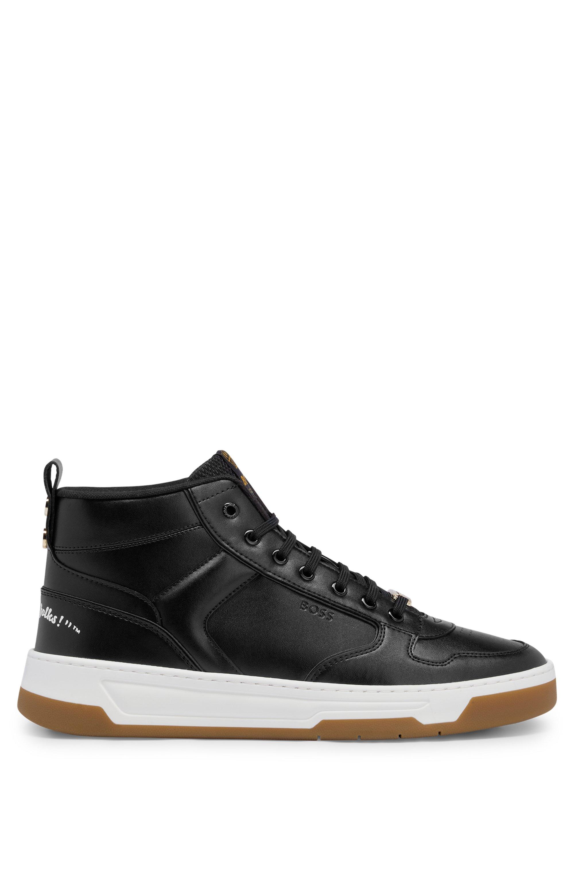 BOSS by HUGO BOSS Looney Tunes X High-top Trainers With Slogan Detailing  And Logo in Black for Men | Lyst