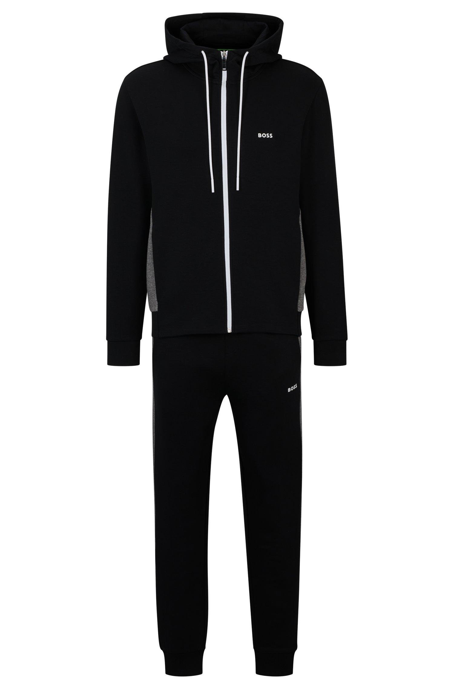 Hugo boss cotton tracksuit sale