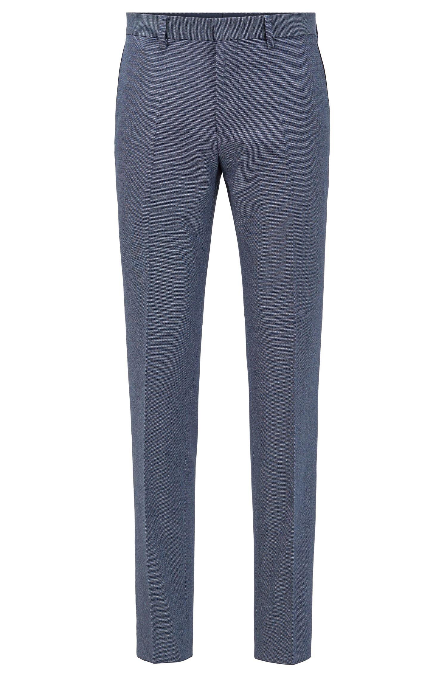 BOSS by Hugo Boss Slim Fit Pants In Stretch Cotton With Pocket ...