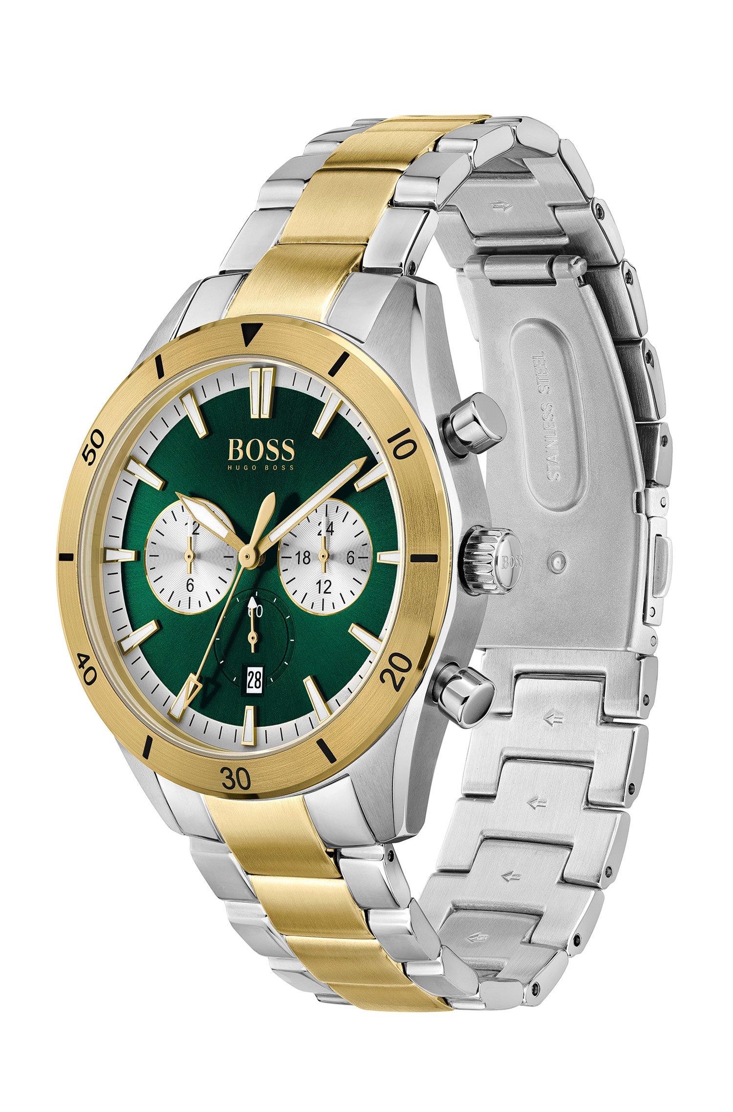 Hugo boss 2 tone watch new arrivals