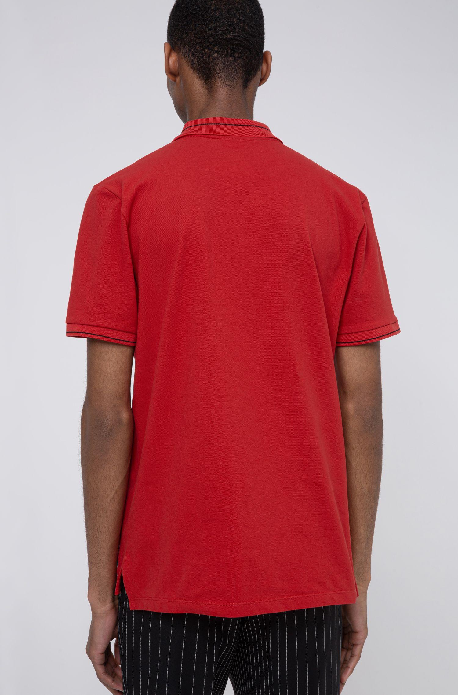 BOSS by Hugo Boss Slim Fit Polo Shirt In Stretch Cotton Piqué in Light