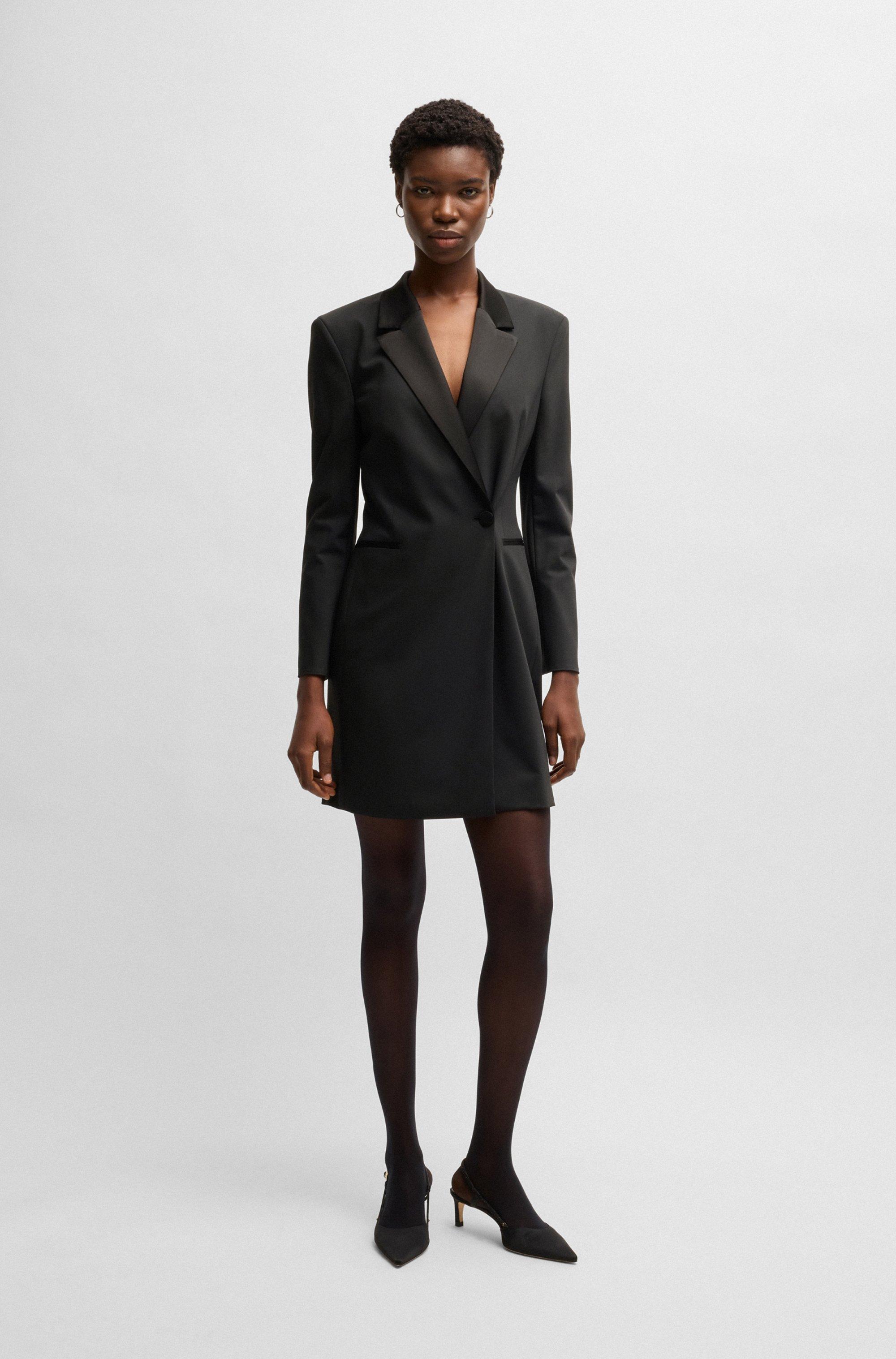 blue dress for baby girl Fabrosanz: Black Pencil Office dress – houseoffabrosanz main image 1