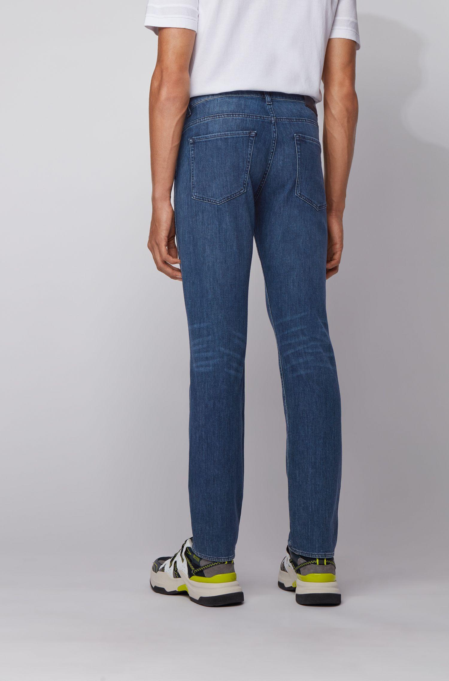 BOSS by Hugo Boss Jean Slim Fit En Denim Stretch Italien Léger in Blue