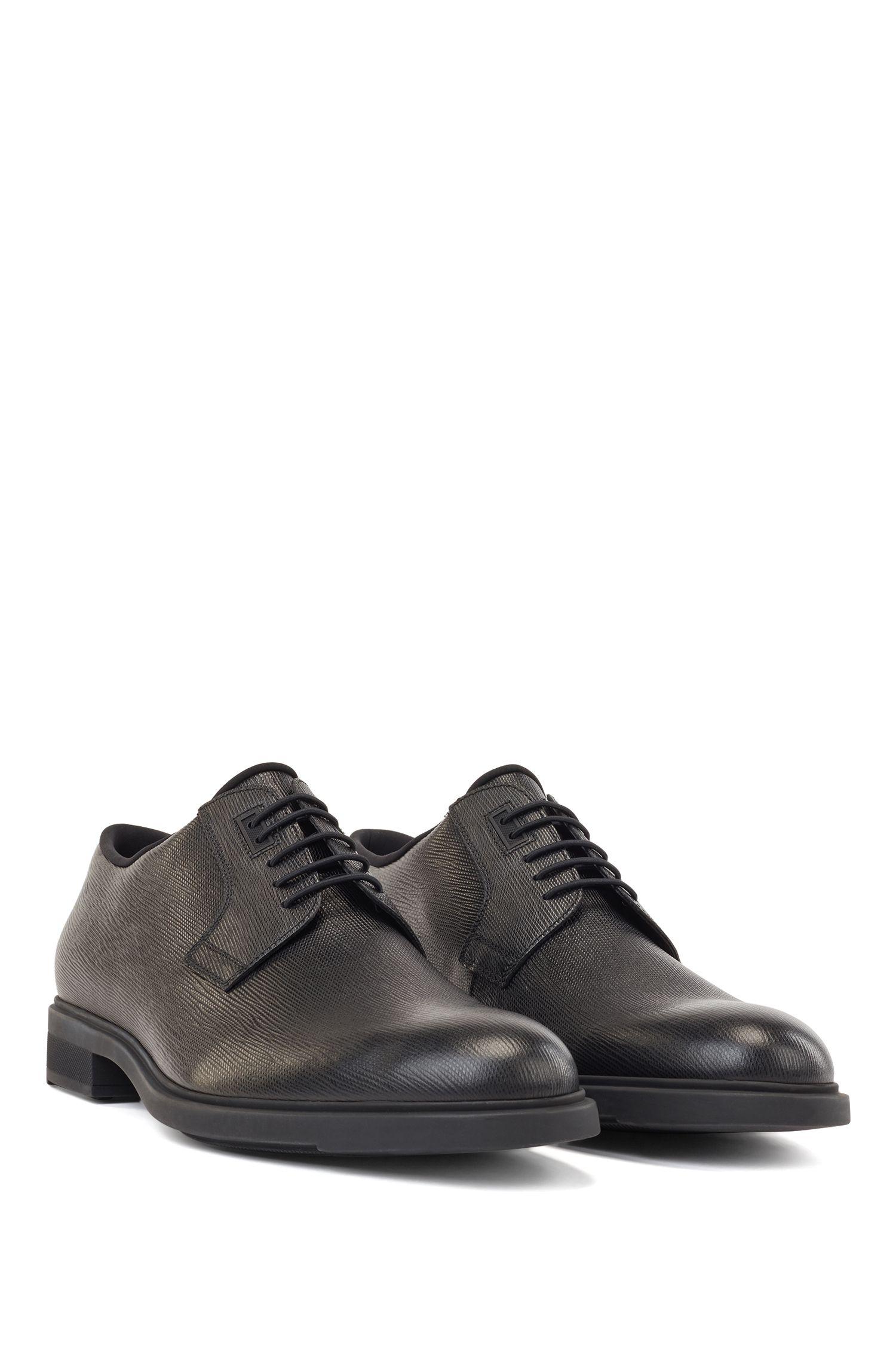 BOSS by Hugo Boss Synthetic Italian Made Derby Shoes In Leather With