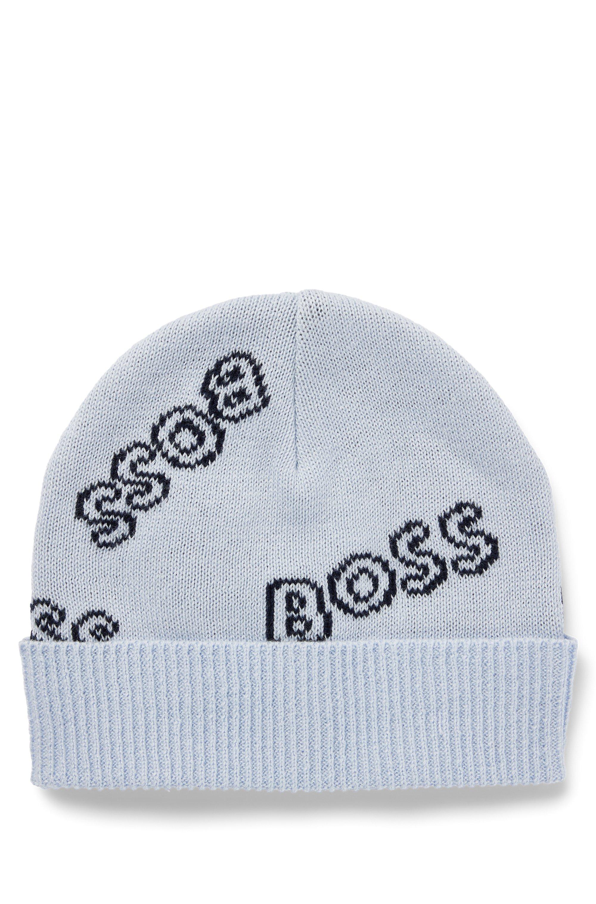 BOSS by HUGO BOSS Gift-boxed Set Baby Beanie Hat And Booties in Blue for Men | Lyst