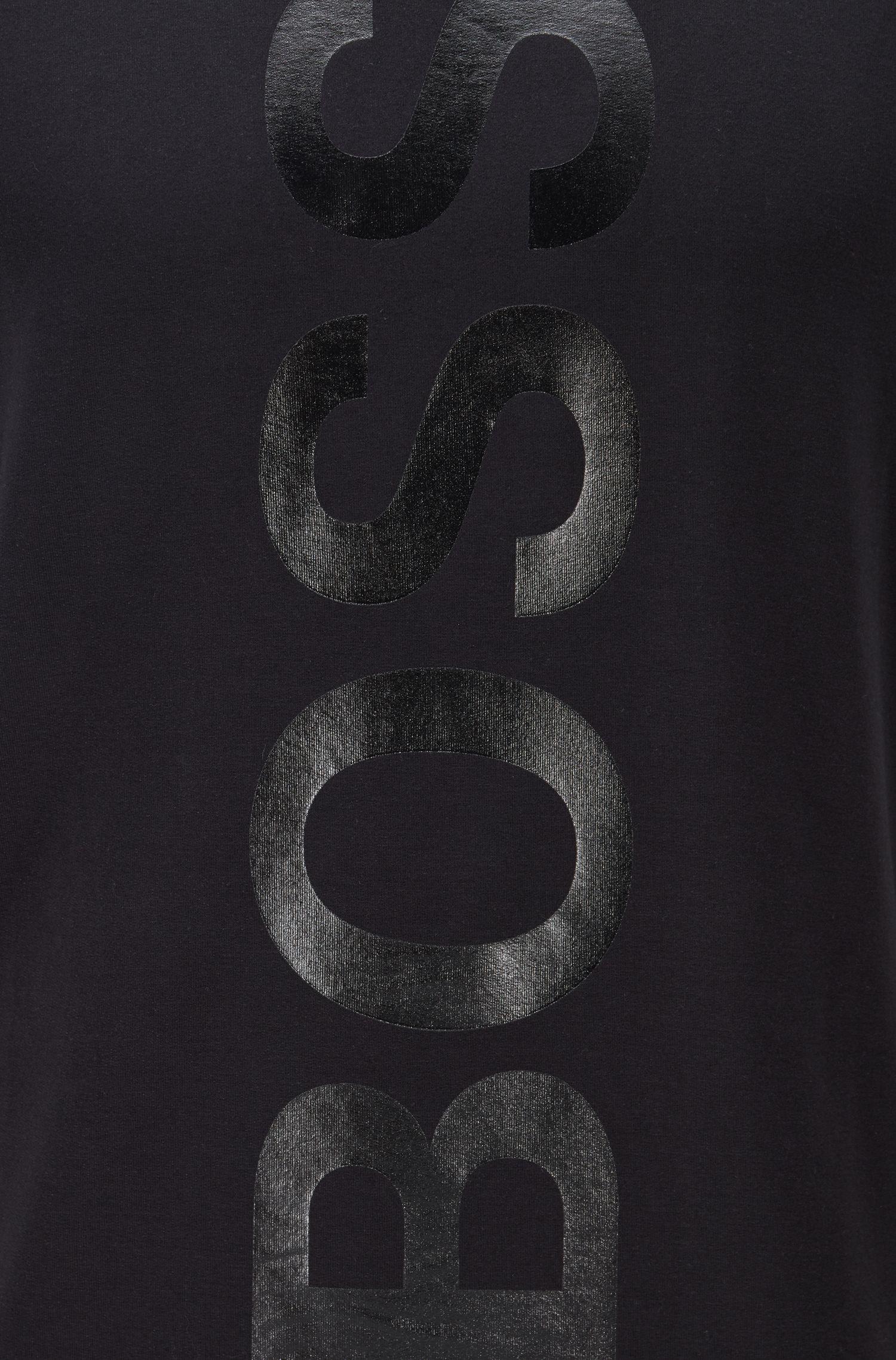 BOSS by Hugo Boss Vertical Logo Print Loungewear T Shirt In Tm Lyocell ...