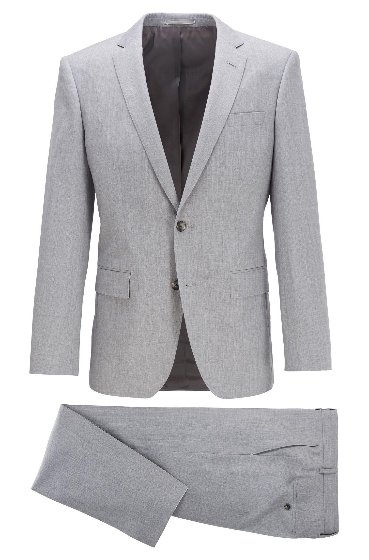 BOSS by Hugo Boss Slim Fit Suit In Virgin Wool With Natural Stretch in ...