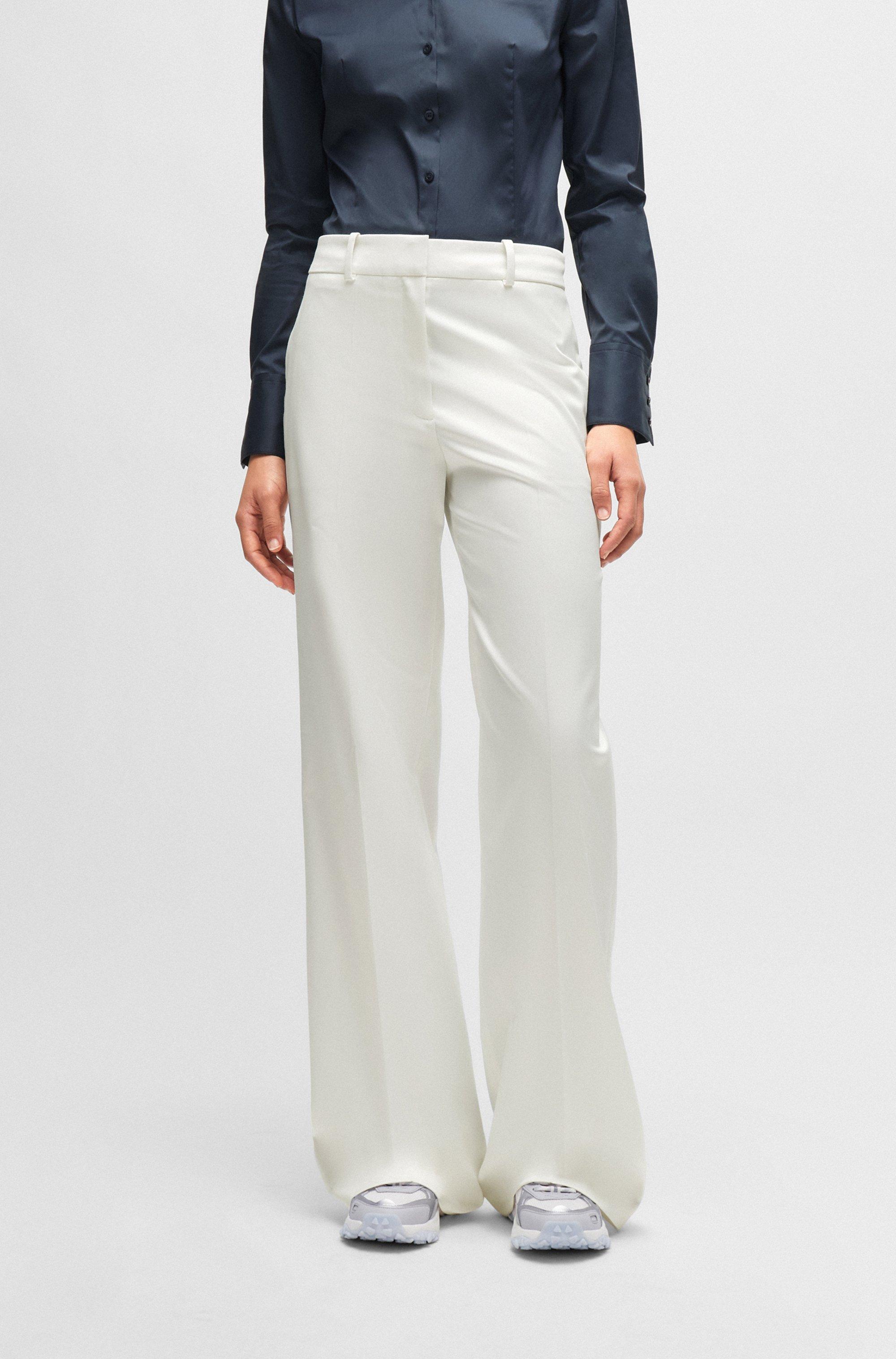 HUGO - Pantalon Regular Fit avec ceinture ajustable avec boucle en D