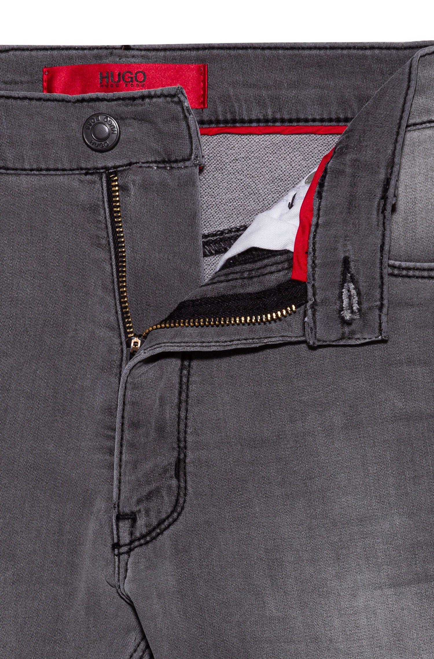 BOSS by Hugo Boss Extra Slim Fit Jeans In Mid Gray Stretch Denim for