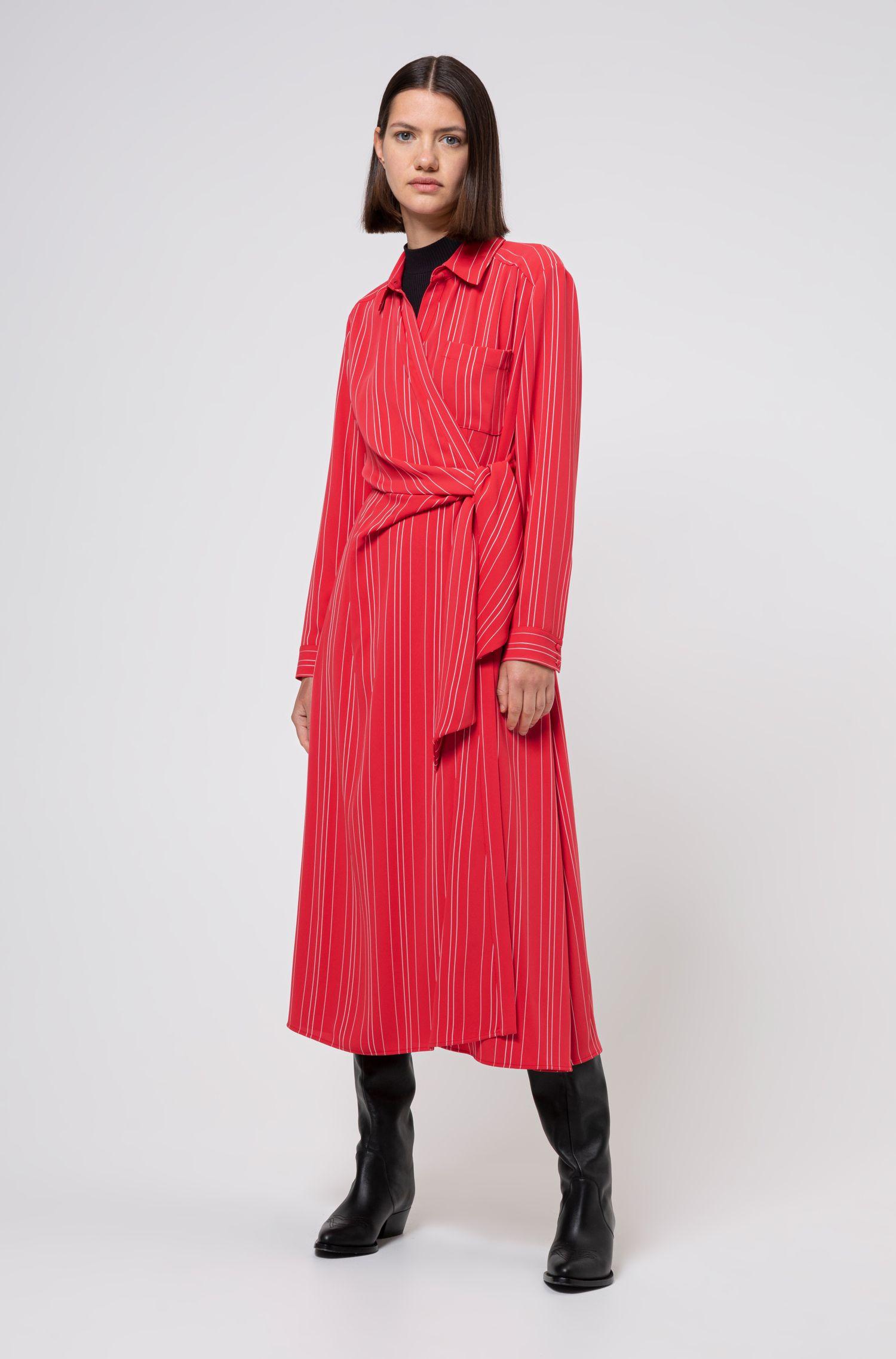 hugo boss wrap dress