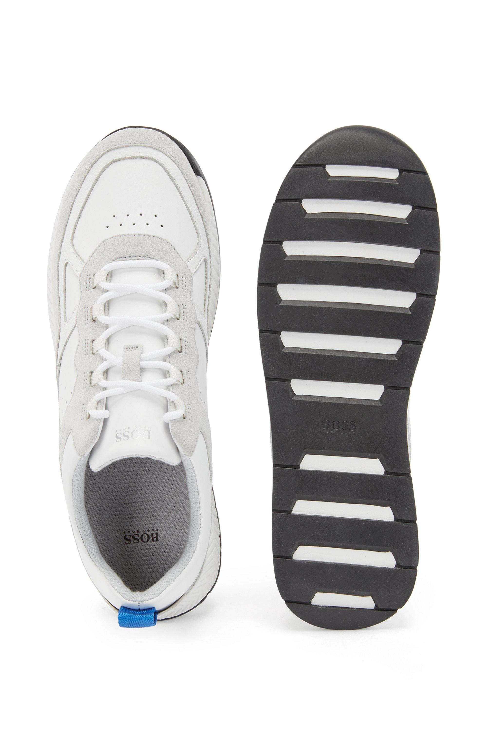 BOSS by HUGO BOSS Running style Trainers In Suede And Tumbled