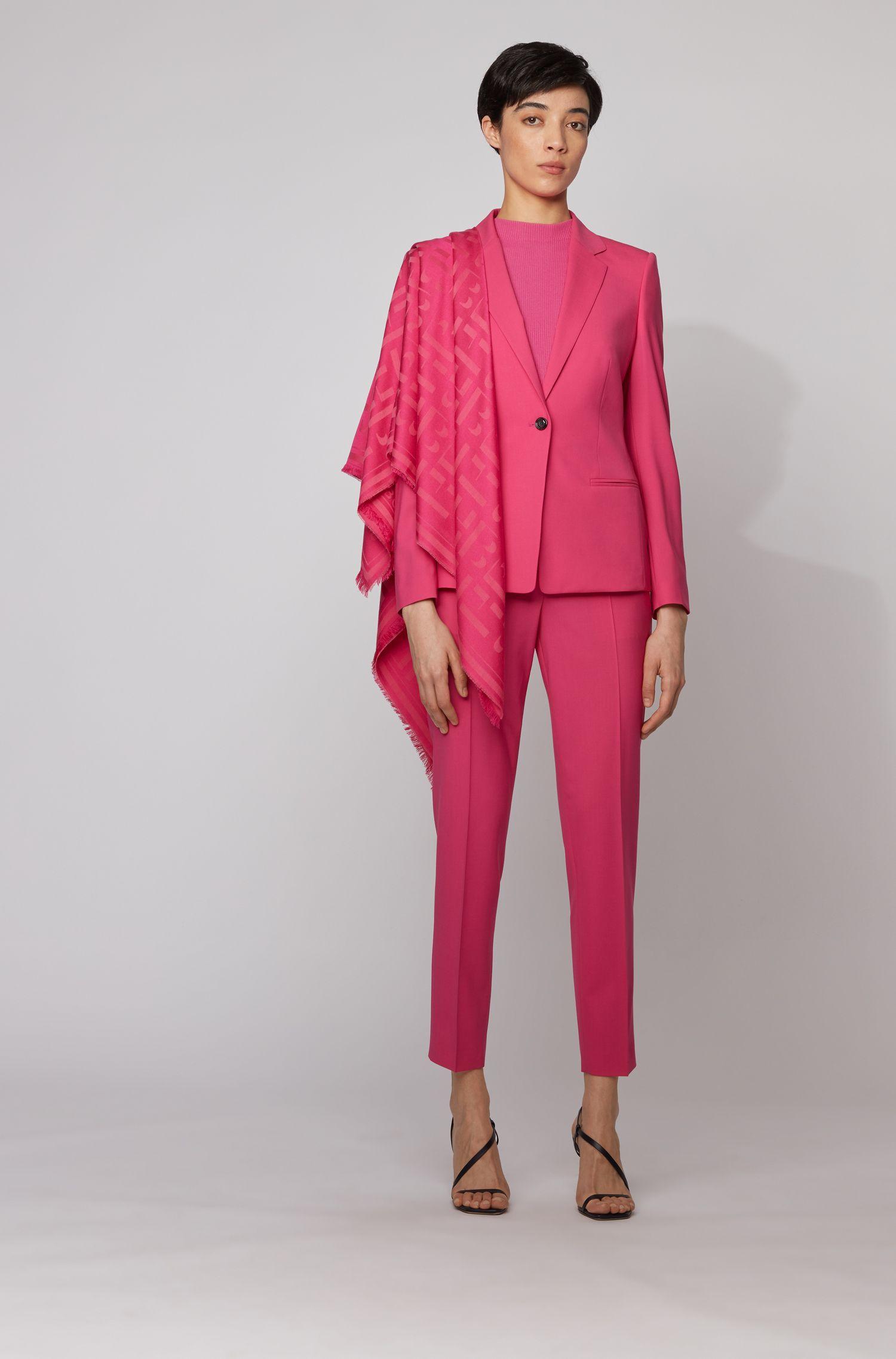 BOSS by Hugo Boss Slim Fit Sleeveless Top In A Ribbed Knit in Pink Lyst