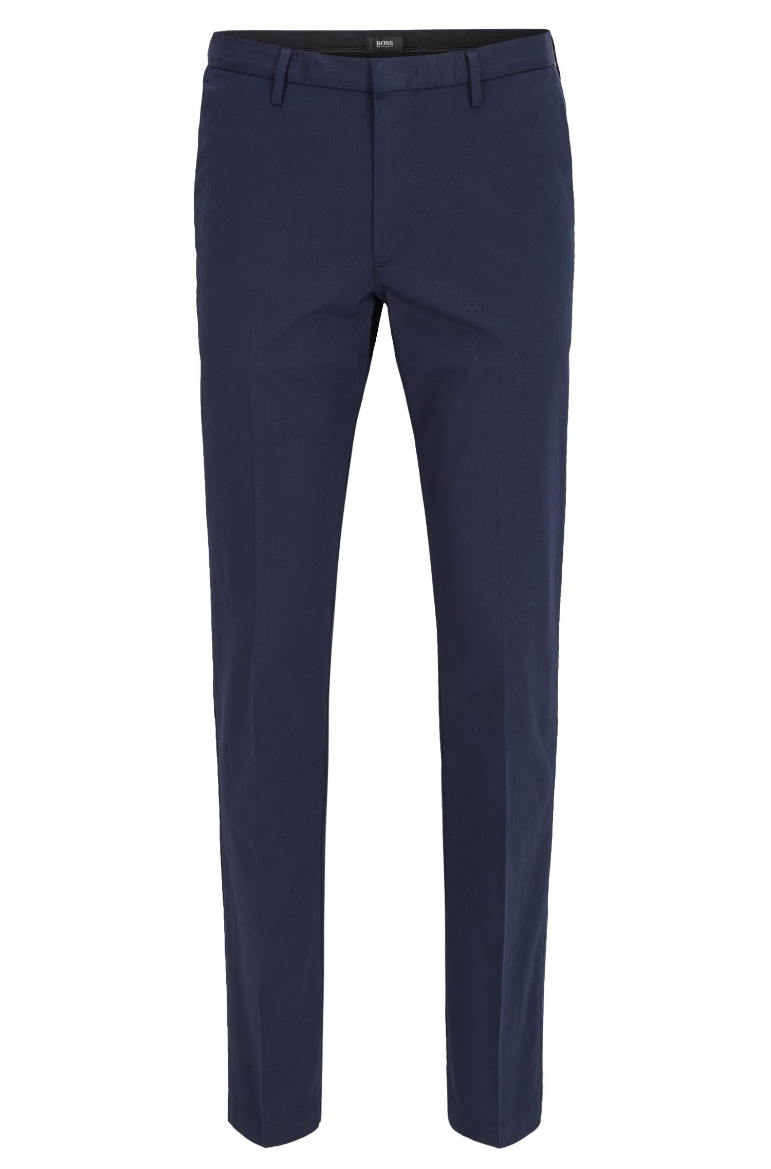 BOSS by HUGO BOSS Italian Stretch Cotton Pant, Slim Fit | Kaito Travel W in  Blue for Men | Lyst