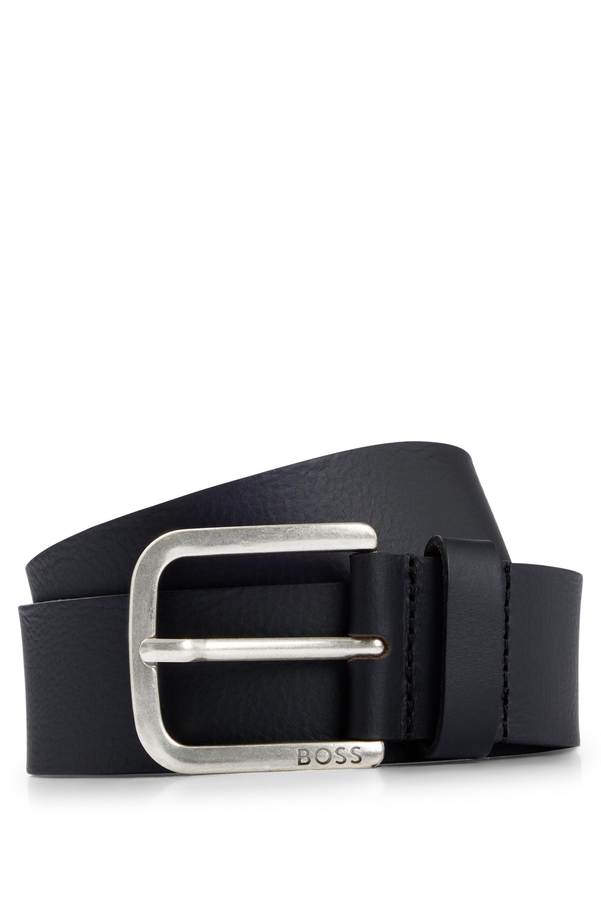 hugo boss belt gold buckle