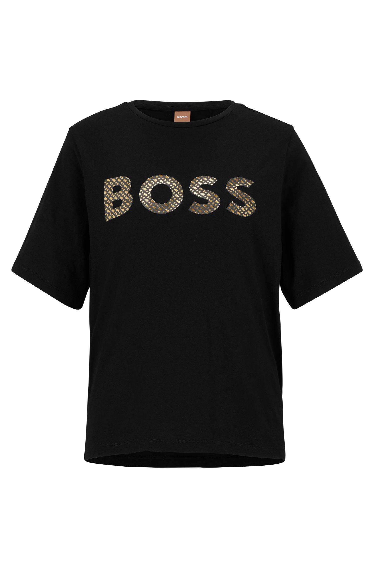 BOSS by HUGO BOSS Oversizedfit Organiccotton Tshirt With Monogram