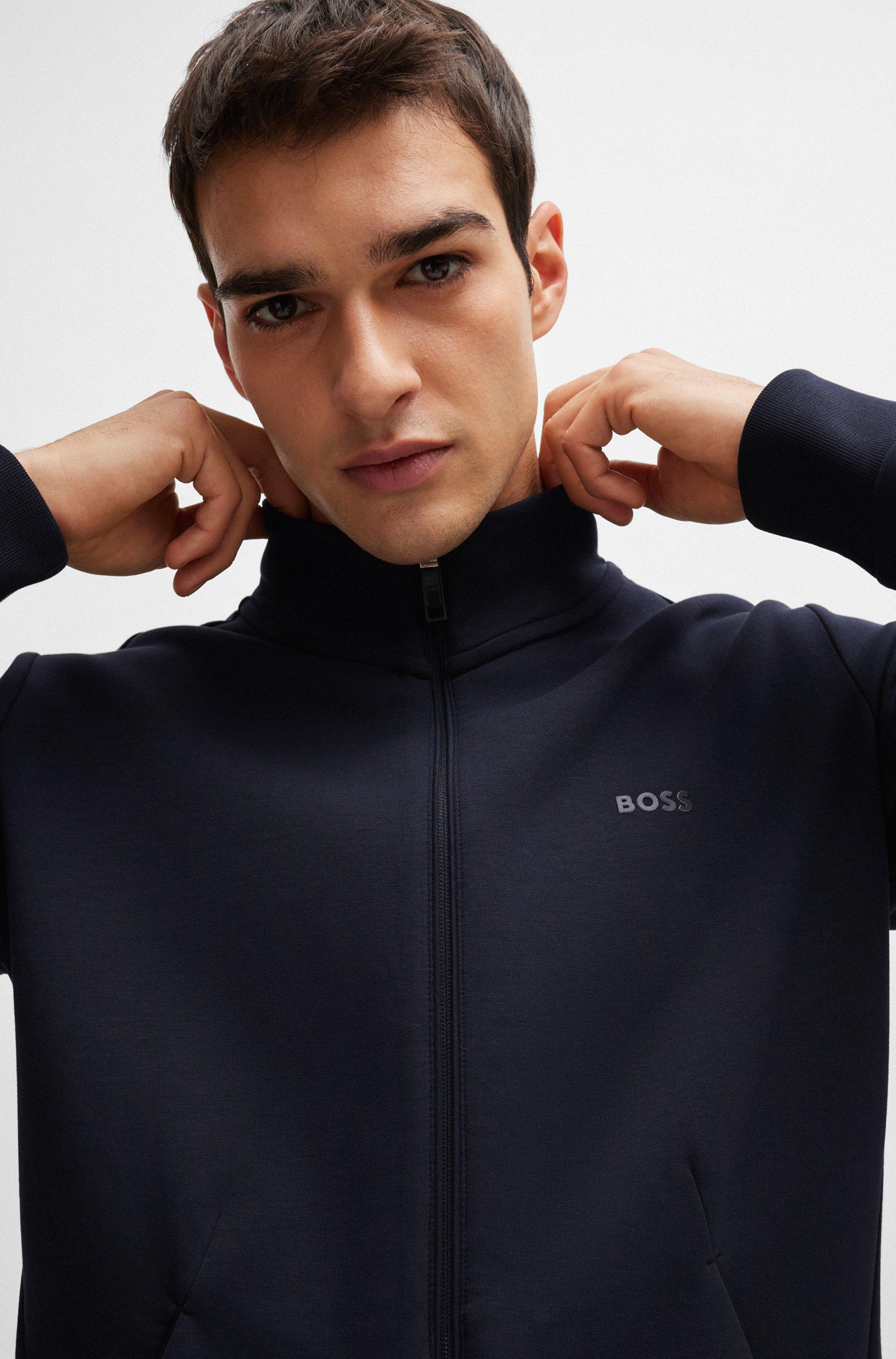 Hugo boss zip up hot sale