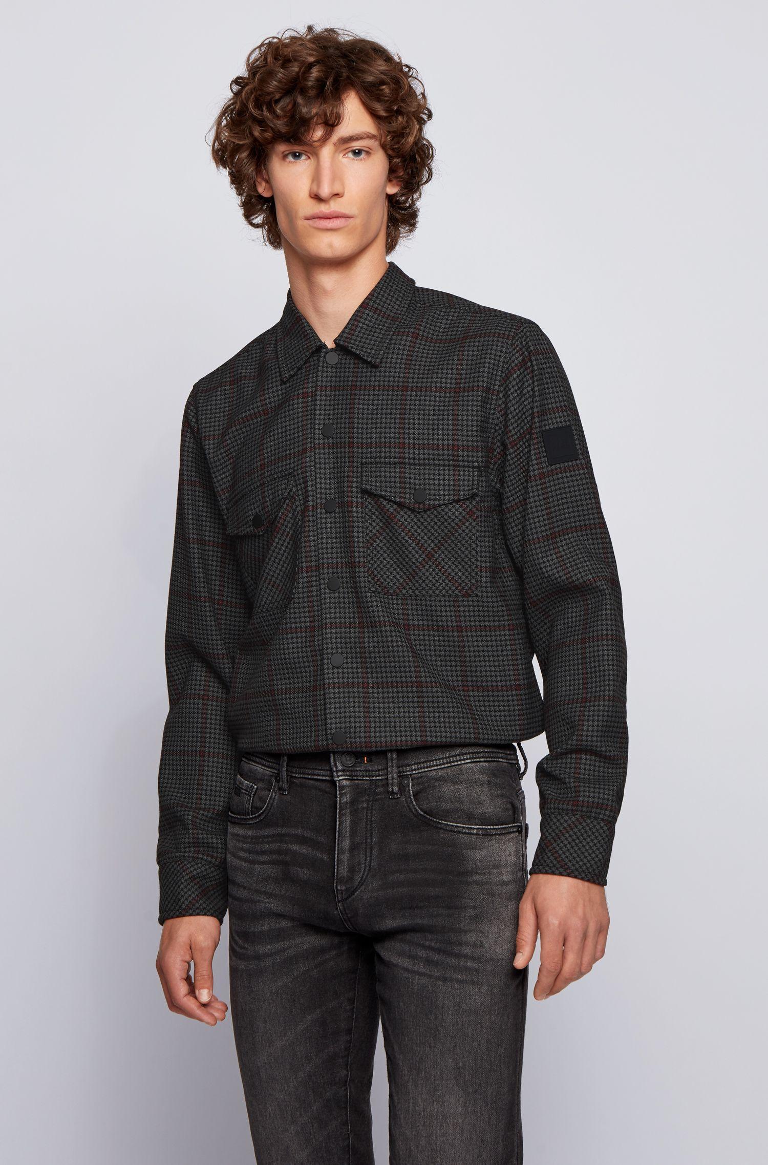 slim fit overshirt