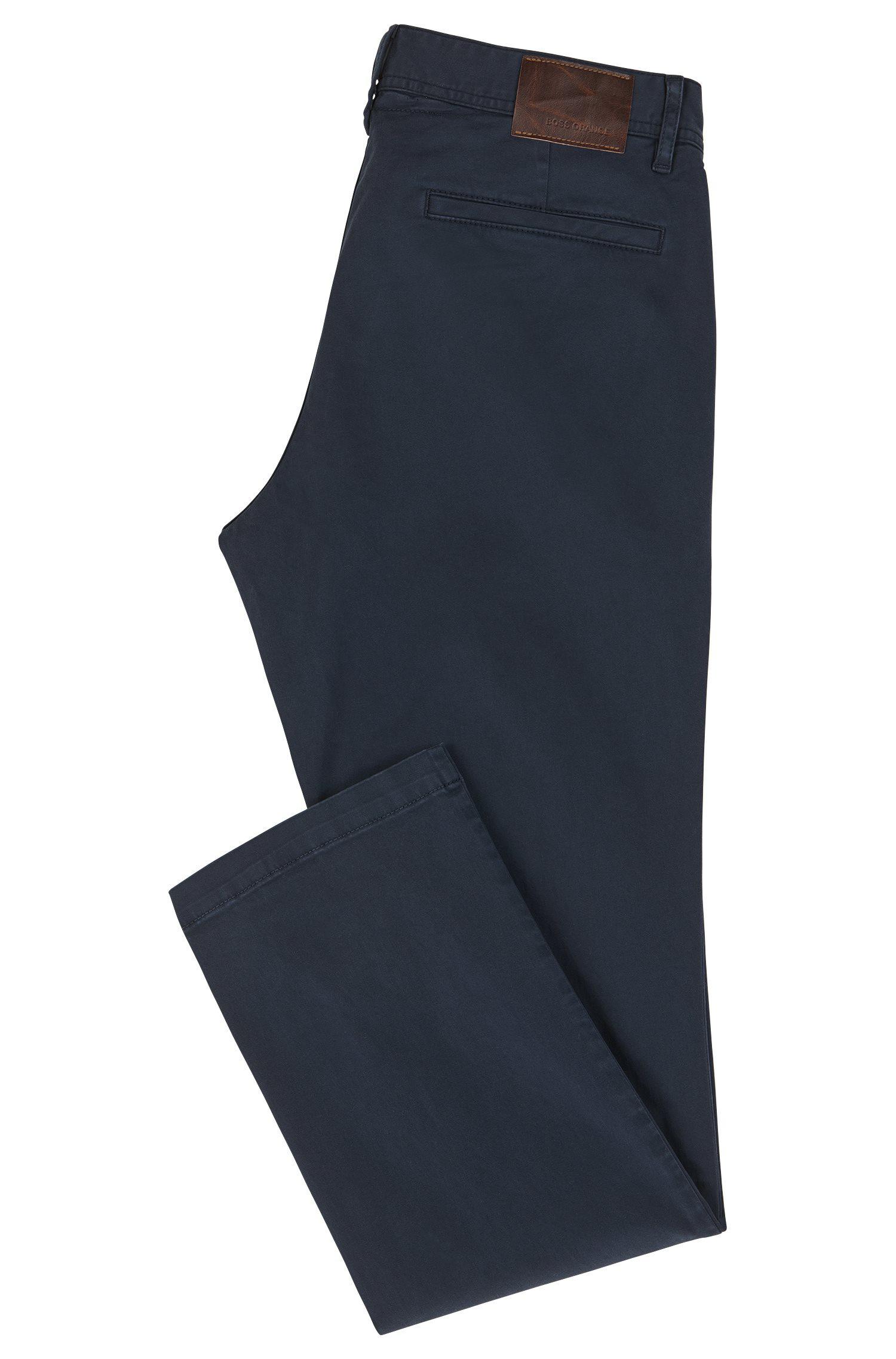 BOSS by HUGO BOSS 'schino Regular D' | Regular Fit, Stretch Cotton Chinos  in Dark Blue (Blue) for Men - Lyst